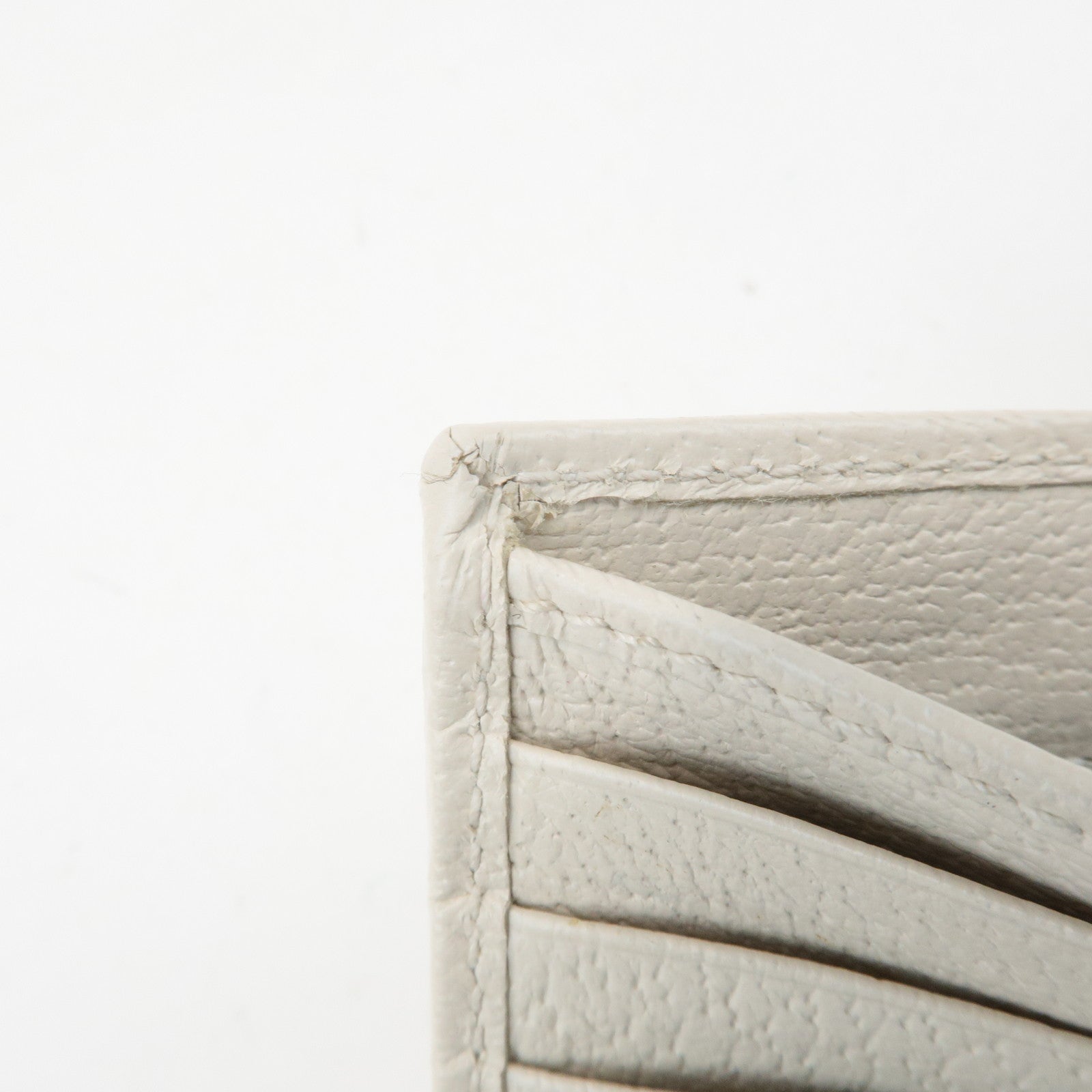 GUCCI Sherry GG Canvas Leather Bi-fold Wallet Beige Ivory 181669 Used