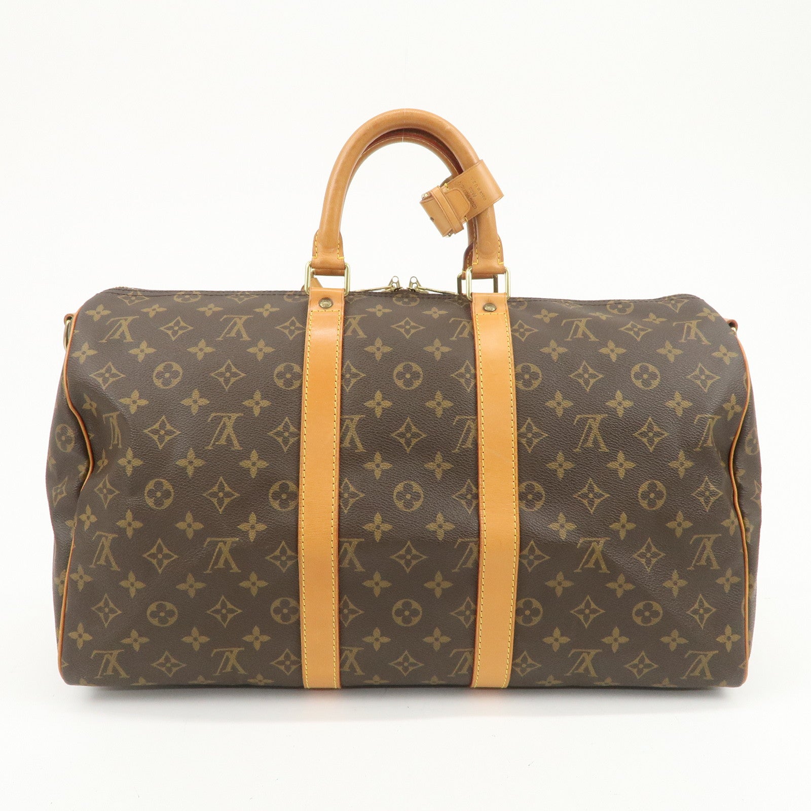 Louis Vuitton Monogram Keep All Bandouliere 45 Boston Bag M41418