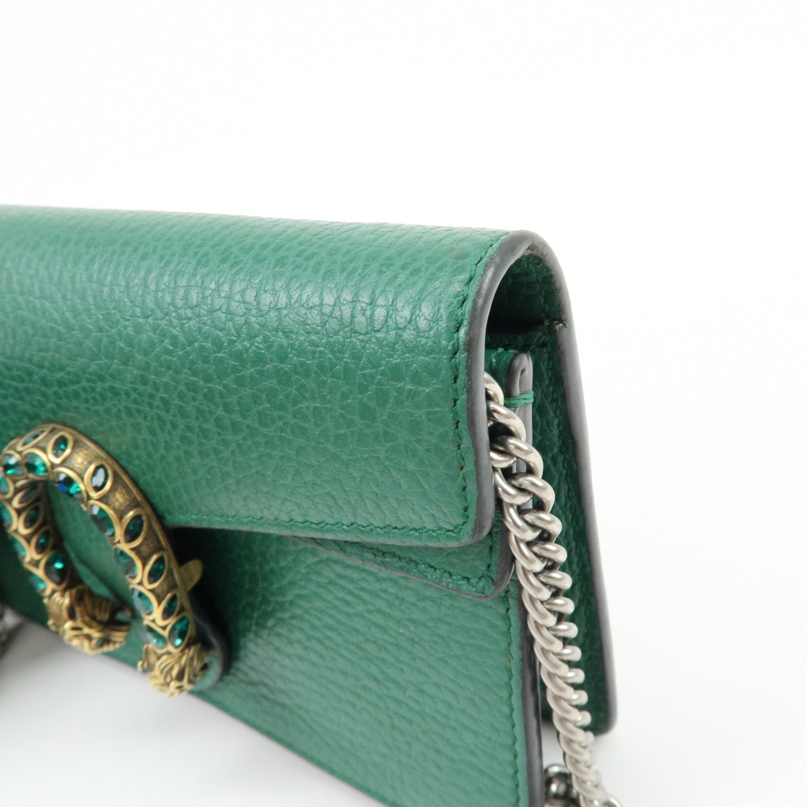 GUCCI Dionysus Super Mini Bag Leather Chain Shoulder Bag 476432
