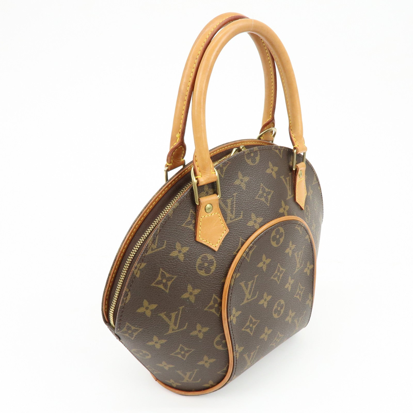Louis Vuitton Monogram Ellipse PM Hand Bag Brown M51127