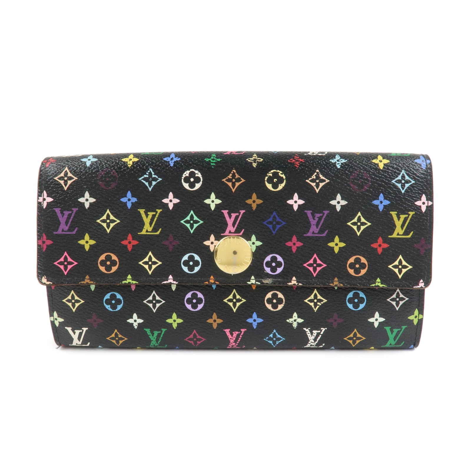 Louis Vuitton Monogram Multicolor Portefeuille Sarah Wallet M93747
