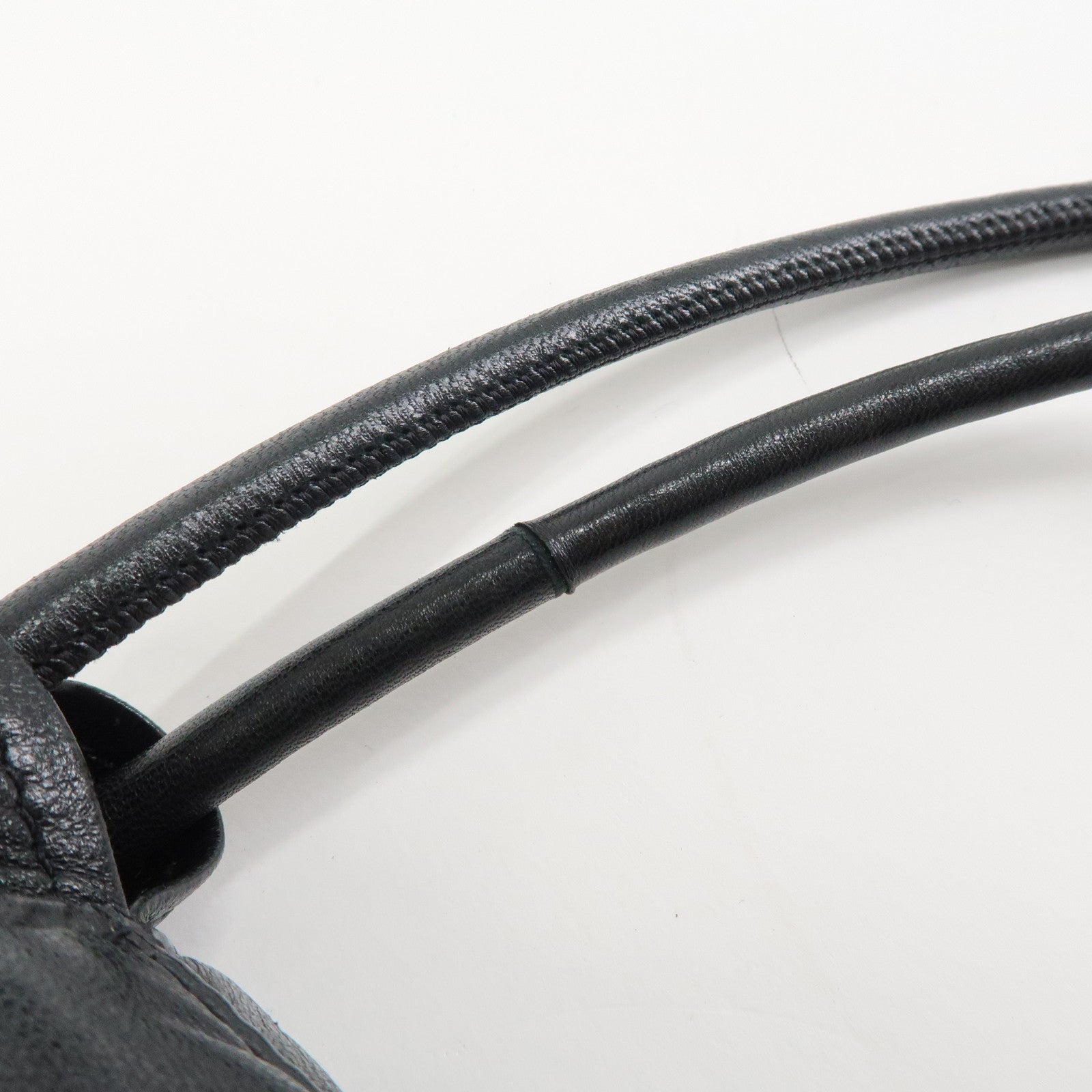 SAINT LAURENT PARIS Leather BackPack Rucksack Black Used