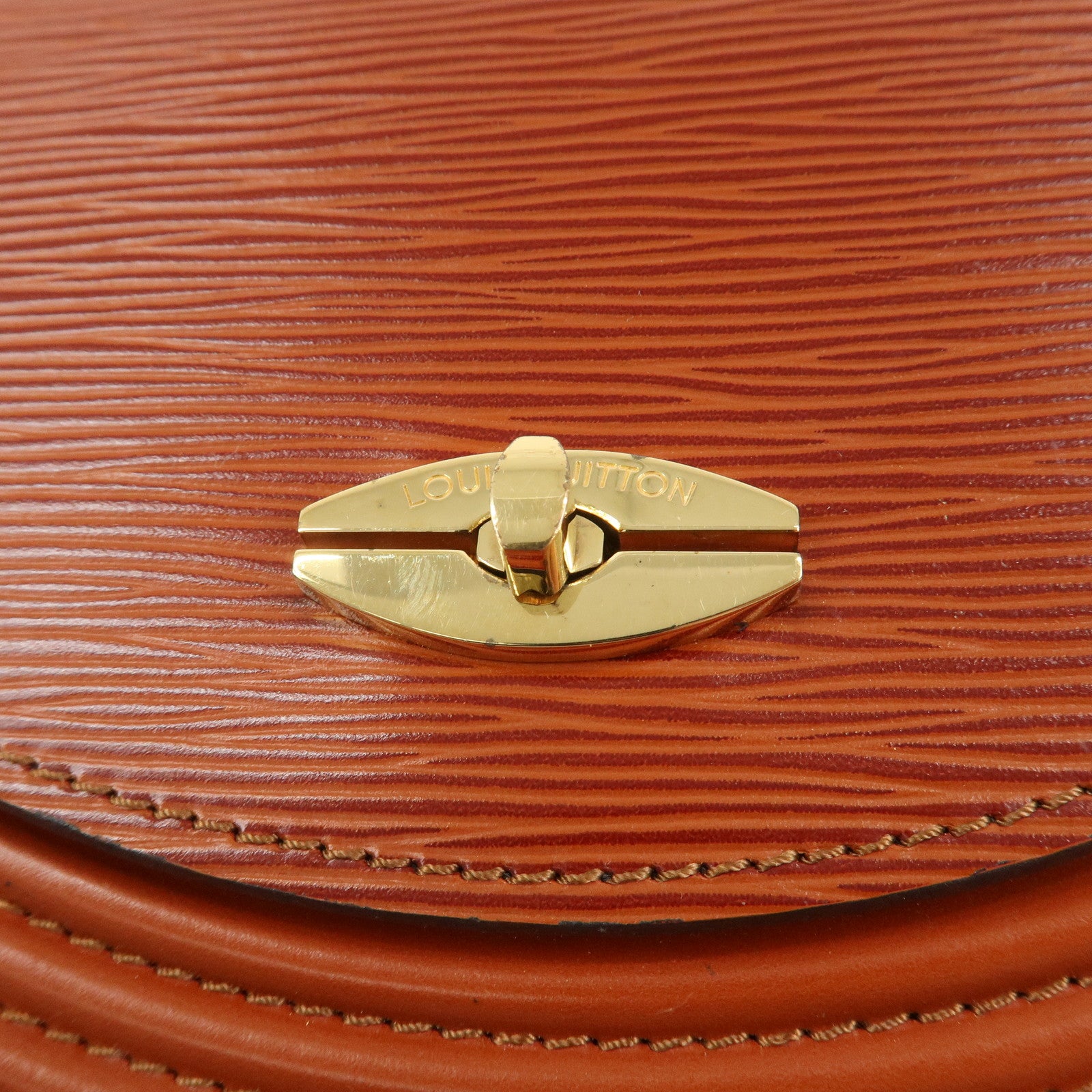 Louis Vuitton Epi Tilsit Shoulder Hand Bag Kenya Brown M52483