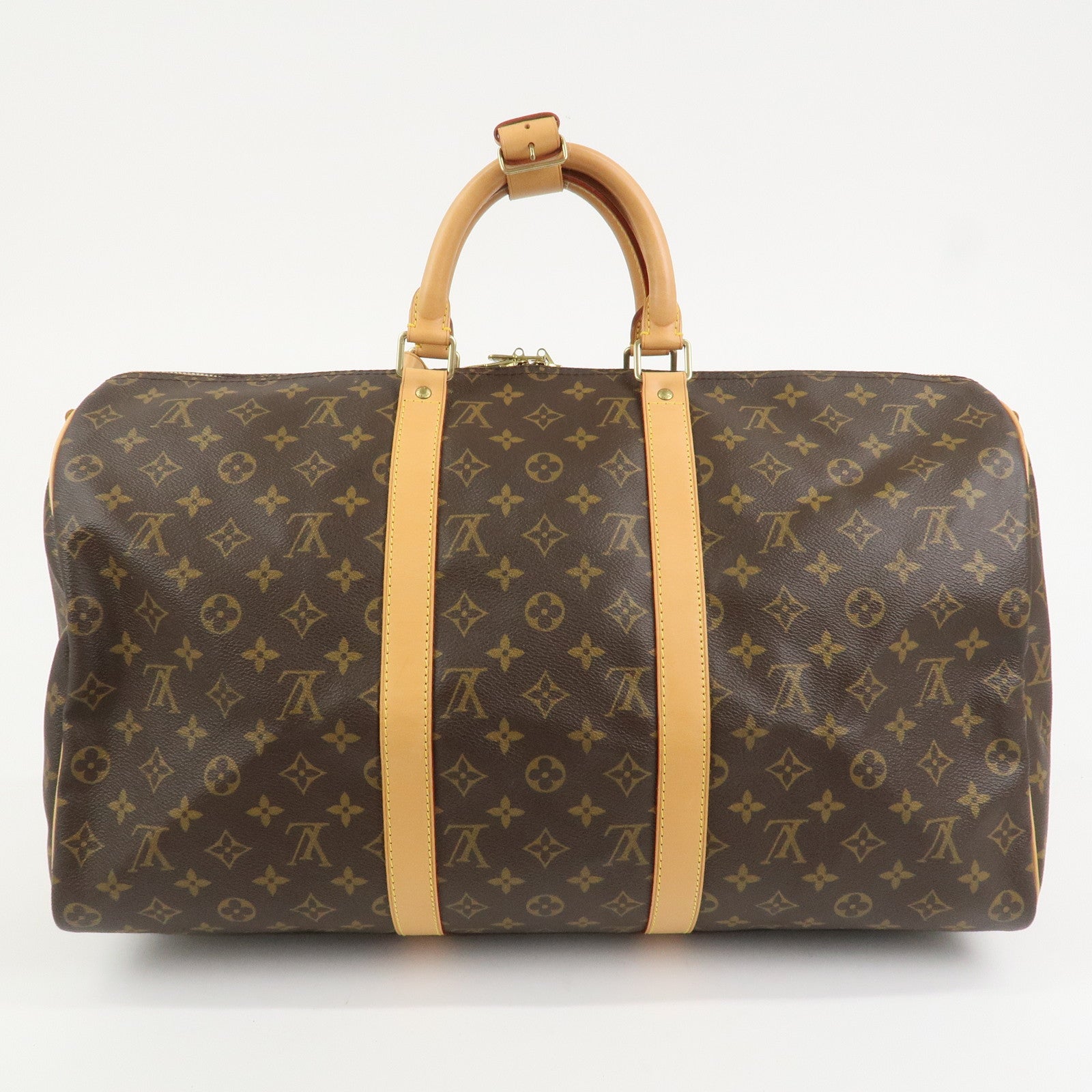 Louis Vuitton Monogram Keep All 50 Bandouliere Boston Bag M41416