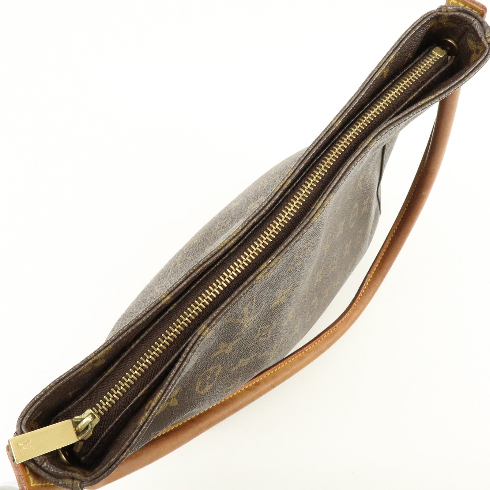 Louis Vuitton Monogram Looping GM Shoulder Bag Brown M51145