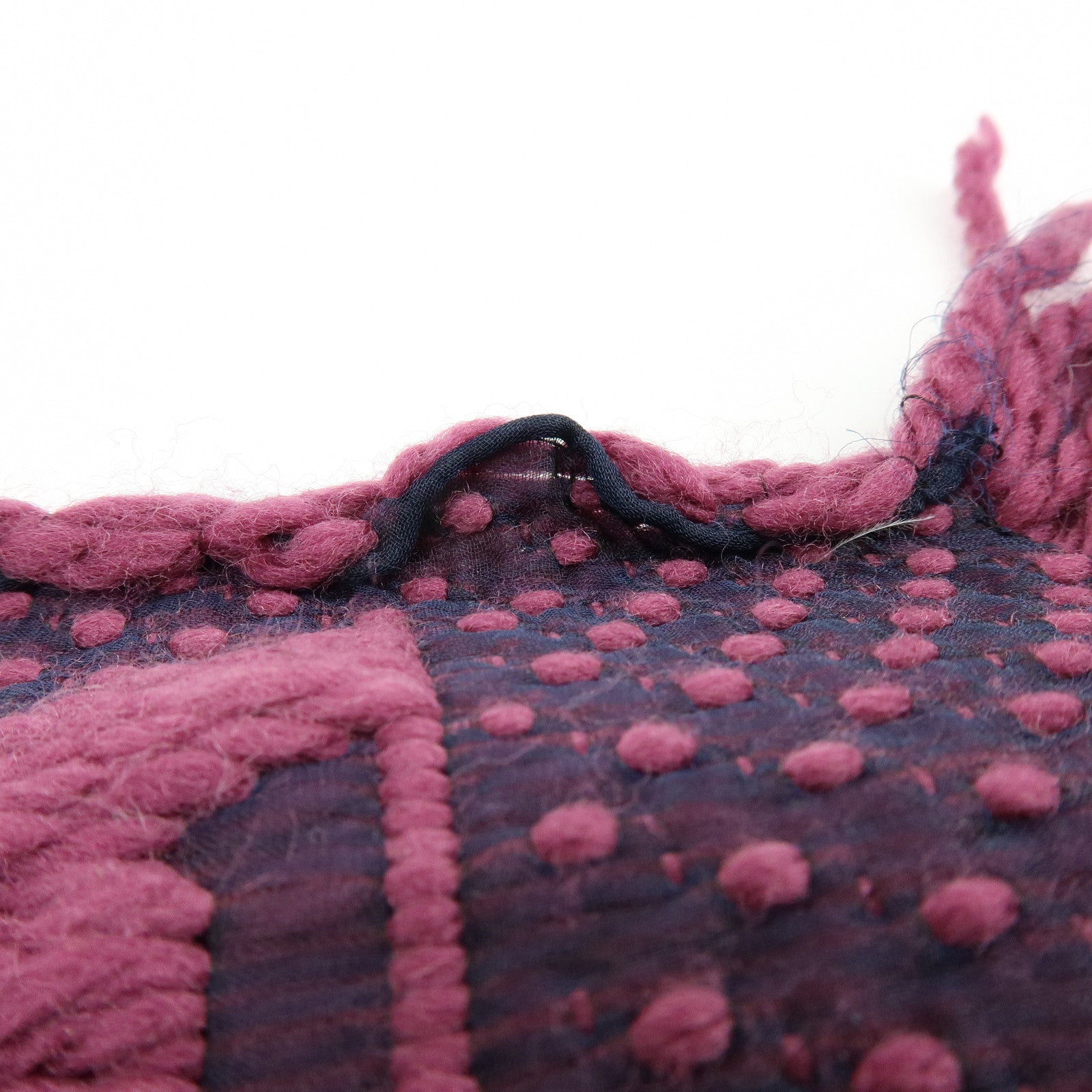 Louis Vuitton Echarpe Logomania Wool Silk Scarf Purple 413287