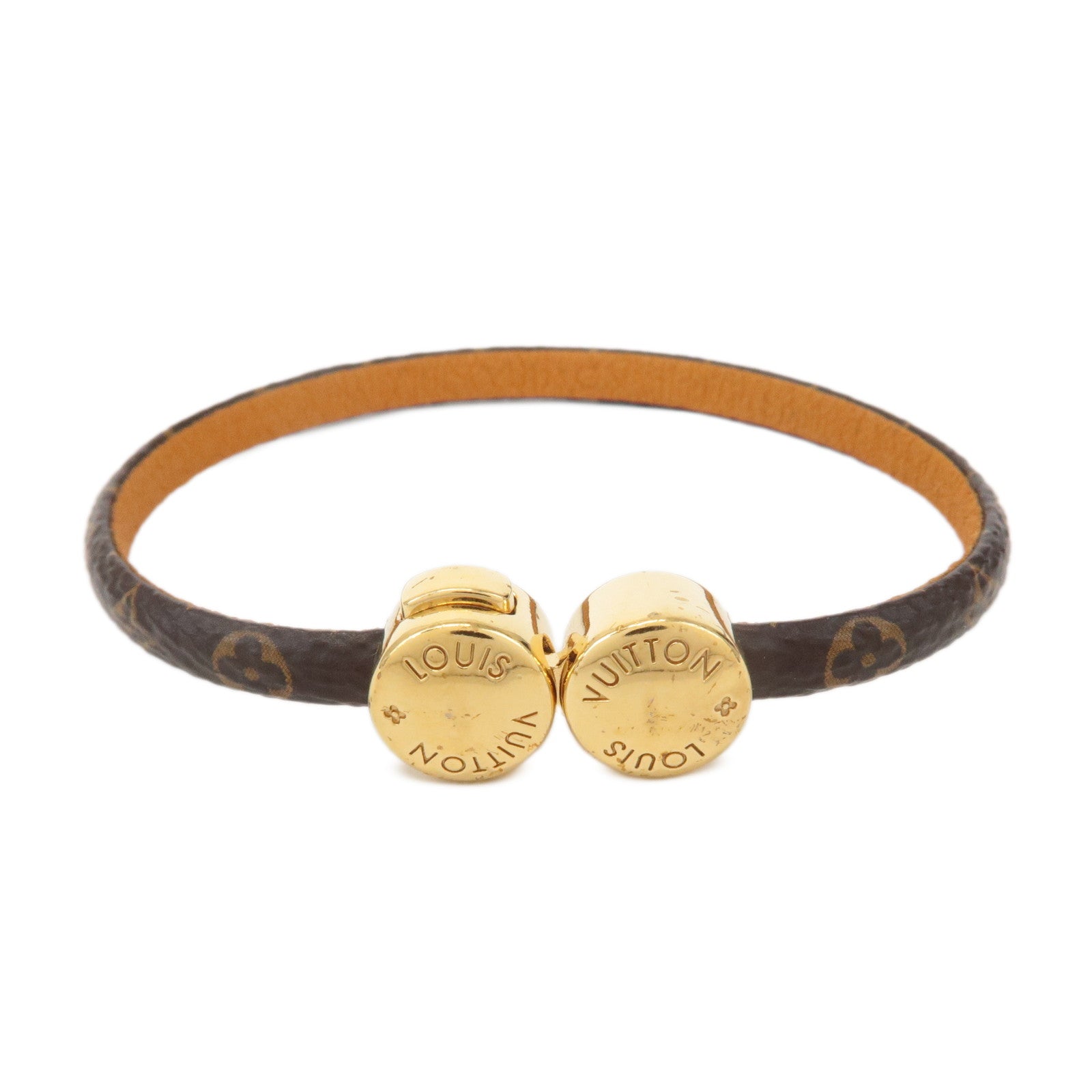 Louis Vuitton Monogram Canvas Hysteric Mini Bracelet M6407E Used