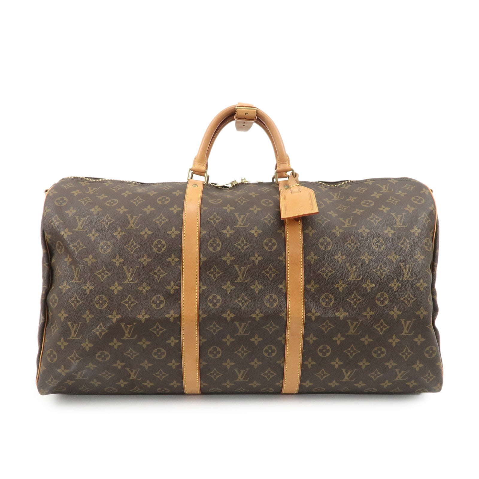 Louis Vuitton Monogram Keep All Bandouliere 60 Boston Bag M41412