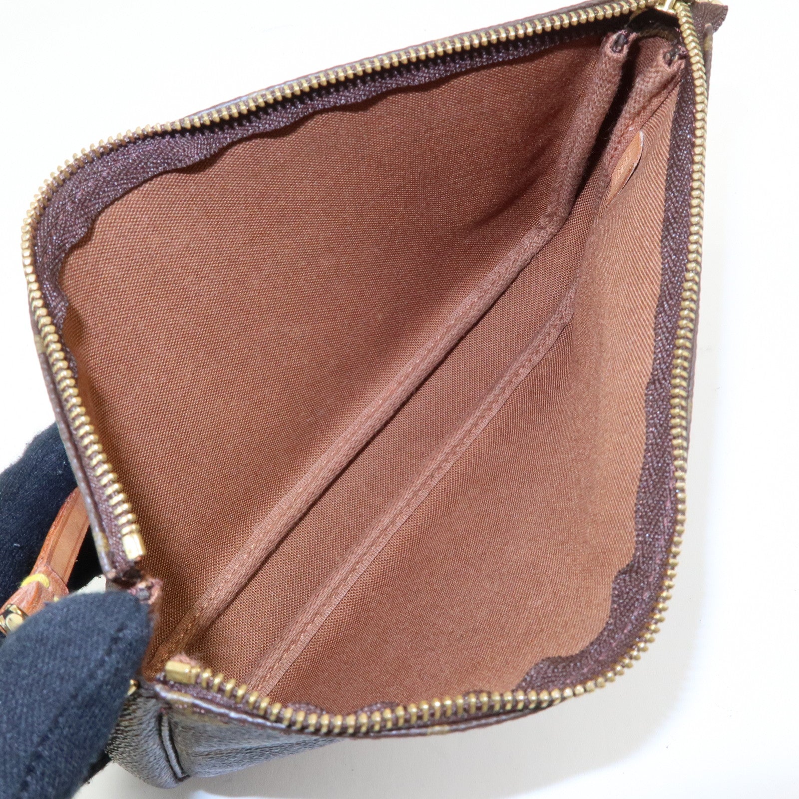 Louis Vuitton Monogram Pochette Accessoires Pouch Hand Bag M51980