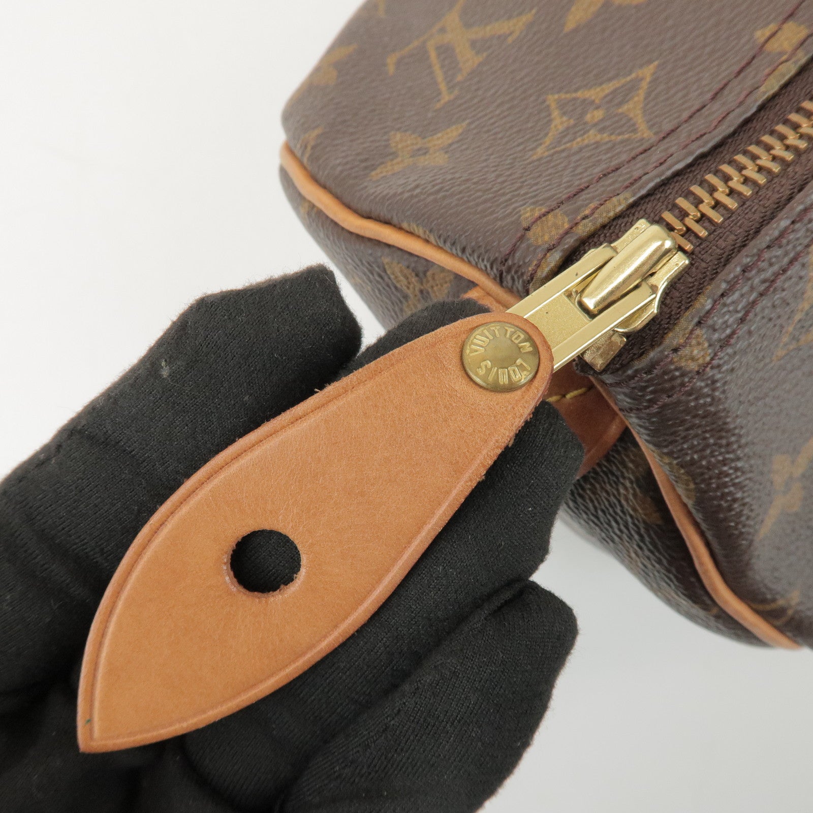 Louis Vuitton Monogram Speedy 30 Boston Bag Hand Bag Brown M41526