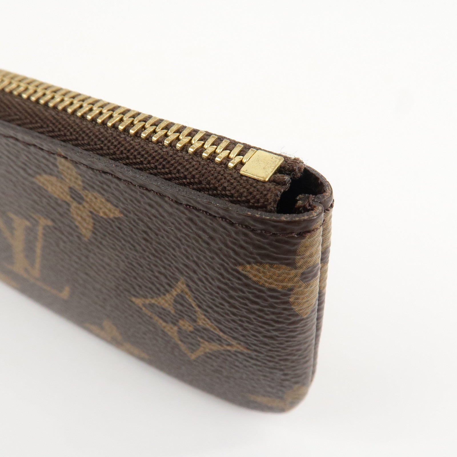 Louis Vuitton Monogram Pochette Cles Coin Case Key Case M62650 Used