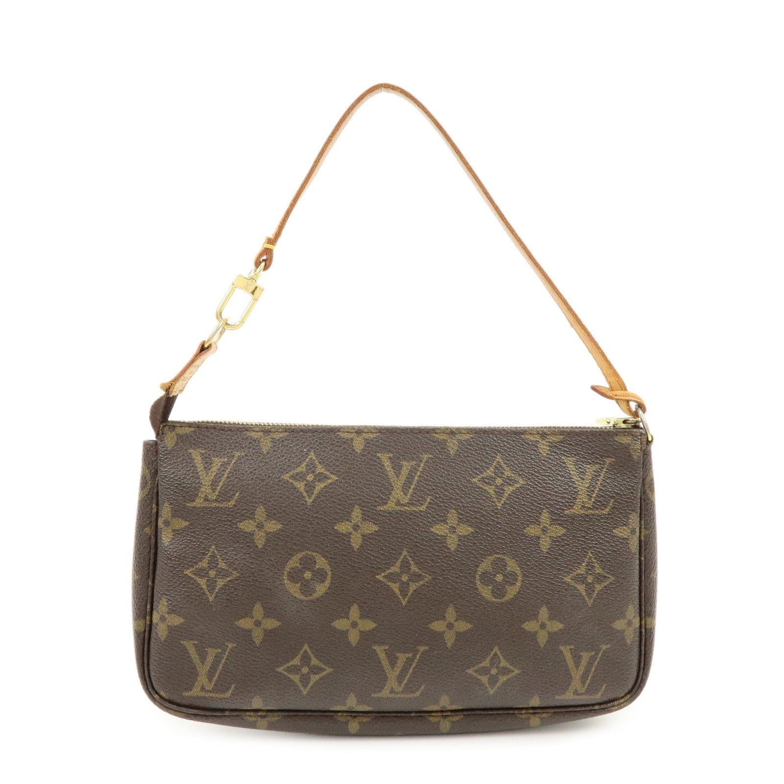 Louis Vuitton Monogram Pochette Accessoires Pouch Hand Bag M51980