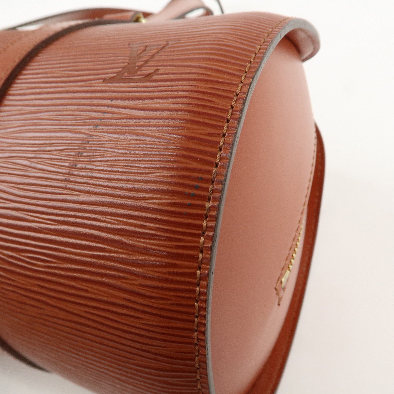 Louis Vuitton Epi Soufflot Shoulder Bag Kenya Brown M52223 Used