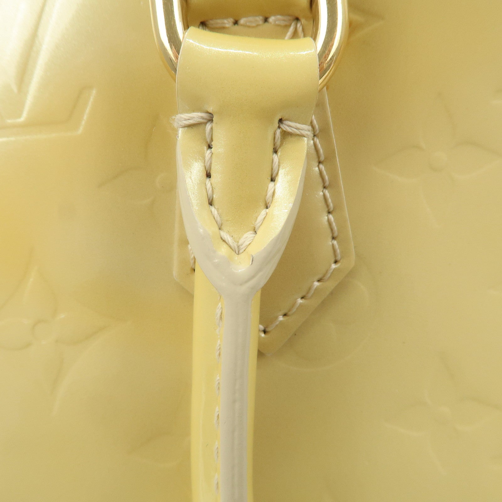 Louis Vuitton Monogram Vernis Leather Sherwood GM Blanc M91487 Used