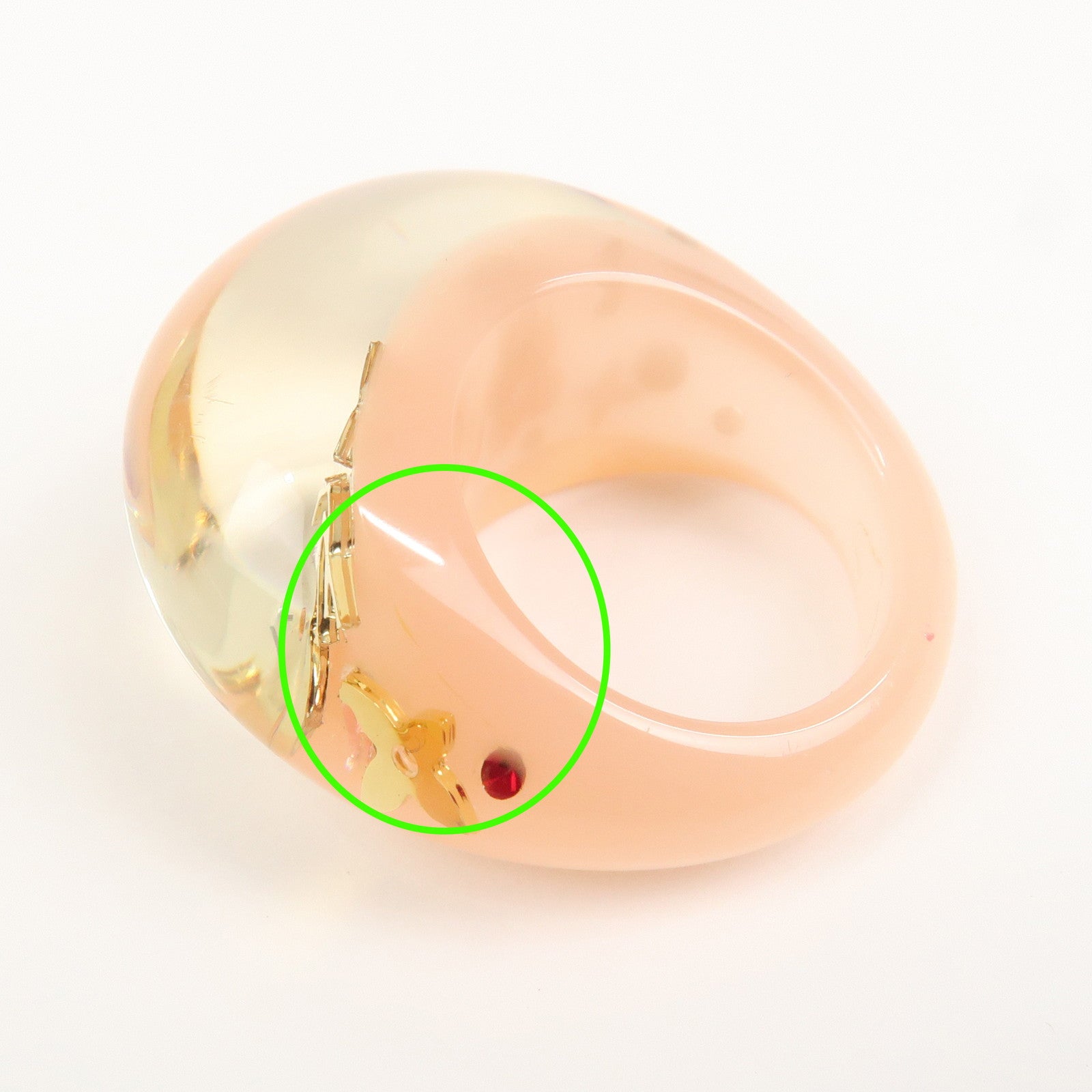 Louis Vuitton Bague Inclusion Resin Ring M65603