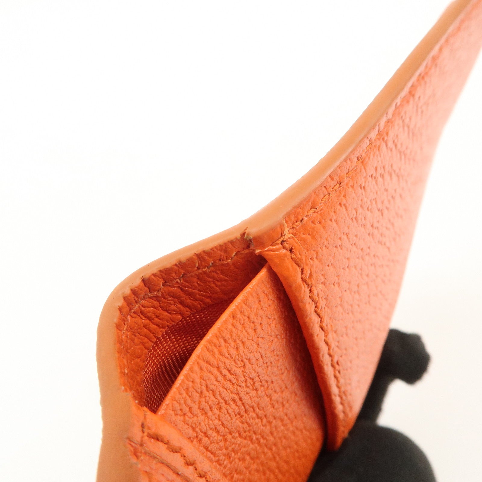 GUCCI GG Supreme Compact Bi-fold Wallet Beige Orange 768244