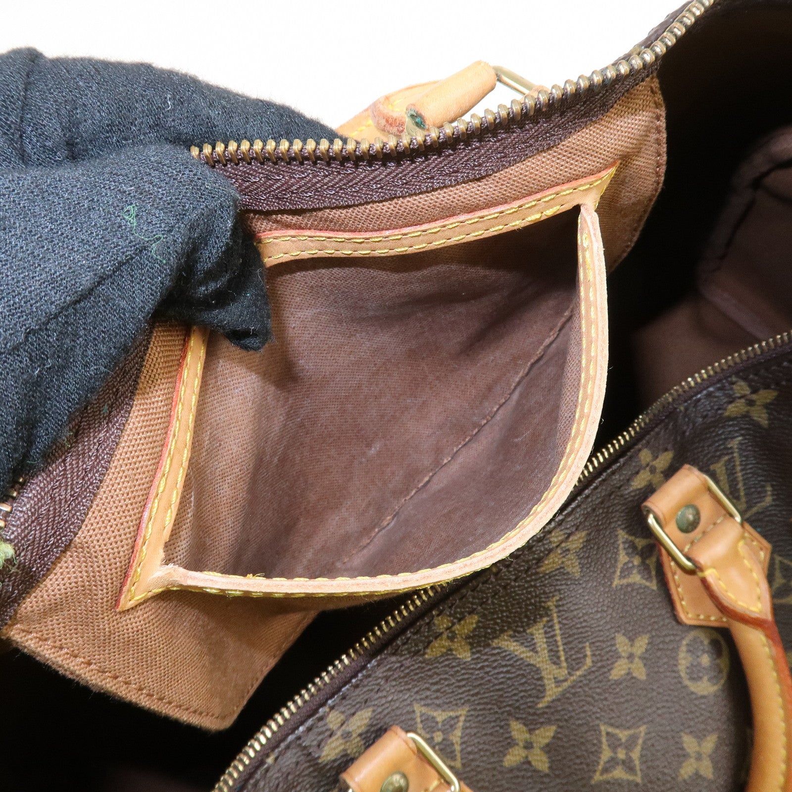 Louis Vuitton Monogram Speedy 40 Hand Bag Boston Bag M41522 Used