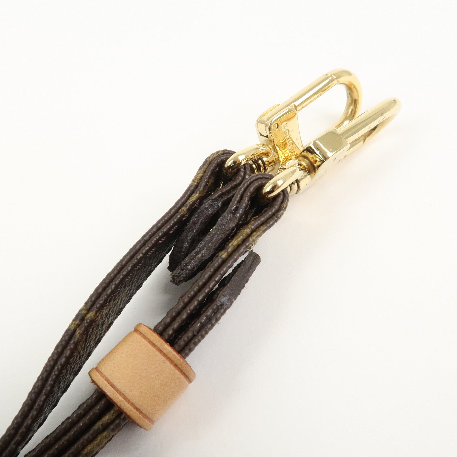 Louis Vuitton Monogram Adjustable Shoulder Strap Brown 120cm J52315