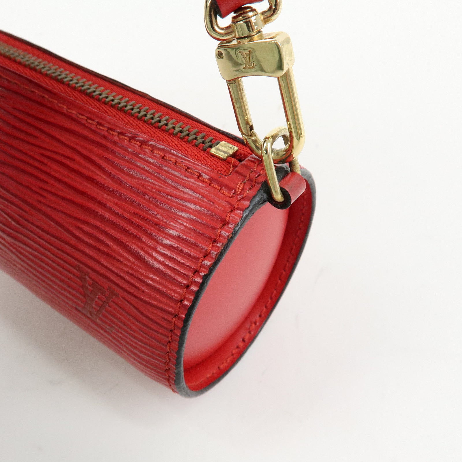 Louis Vuitton Epi Set of 2 Leather Soufflot Pouch Red Blue
