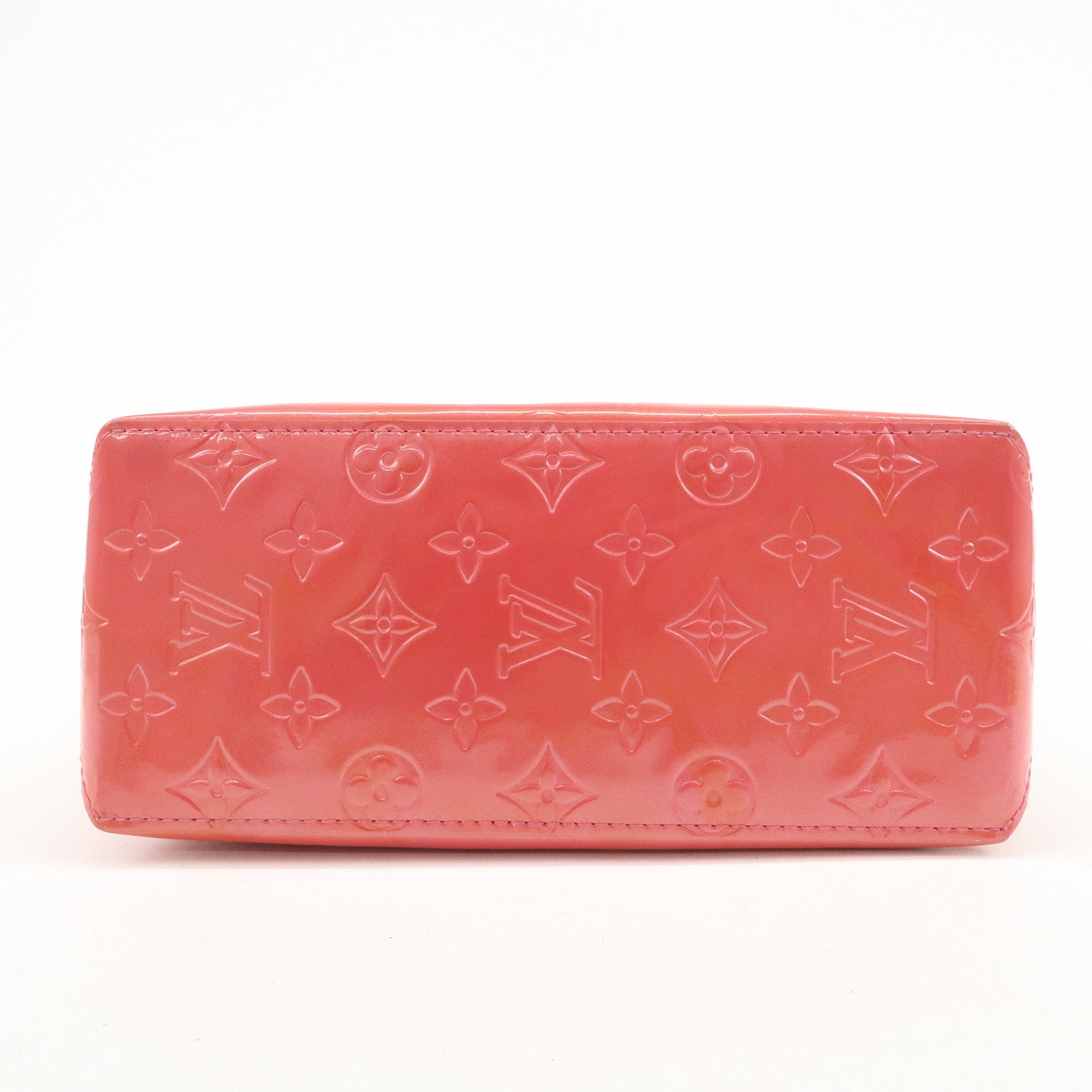 Louis Vuitton Monogram Vernis Lead PM Hand Bag Framboise M9132F