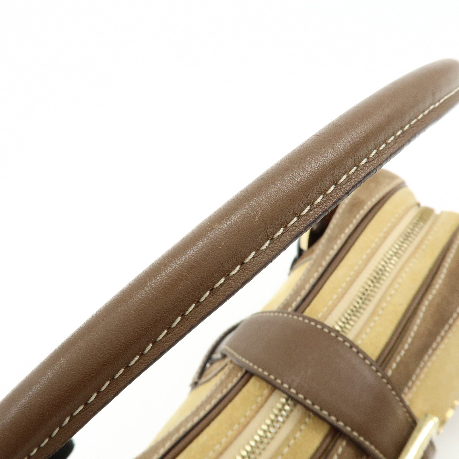 LOEWE Senda Suede Leather Shoulder Hand Bag 160ANIVERSARIO Brown