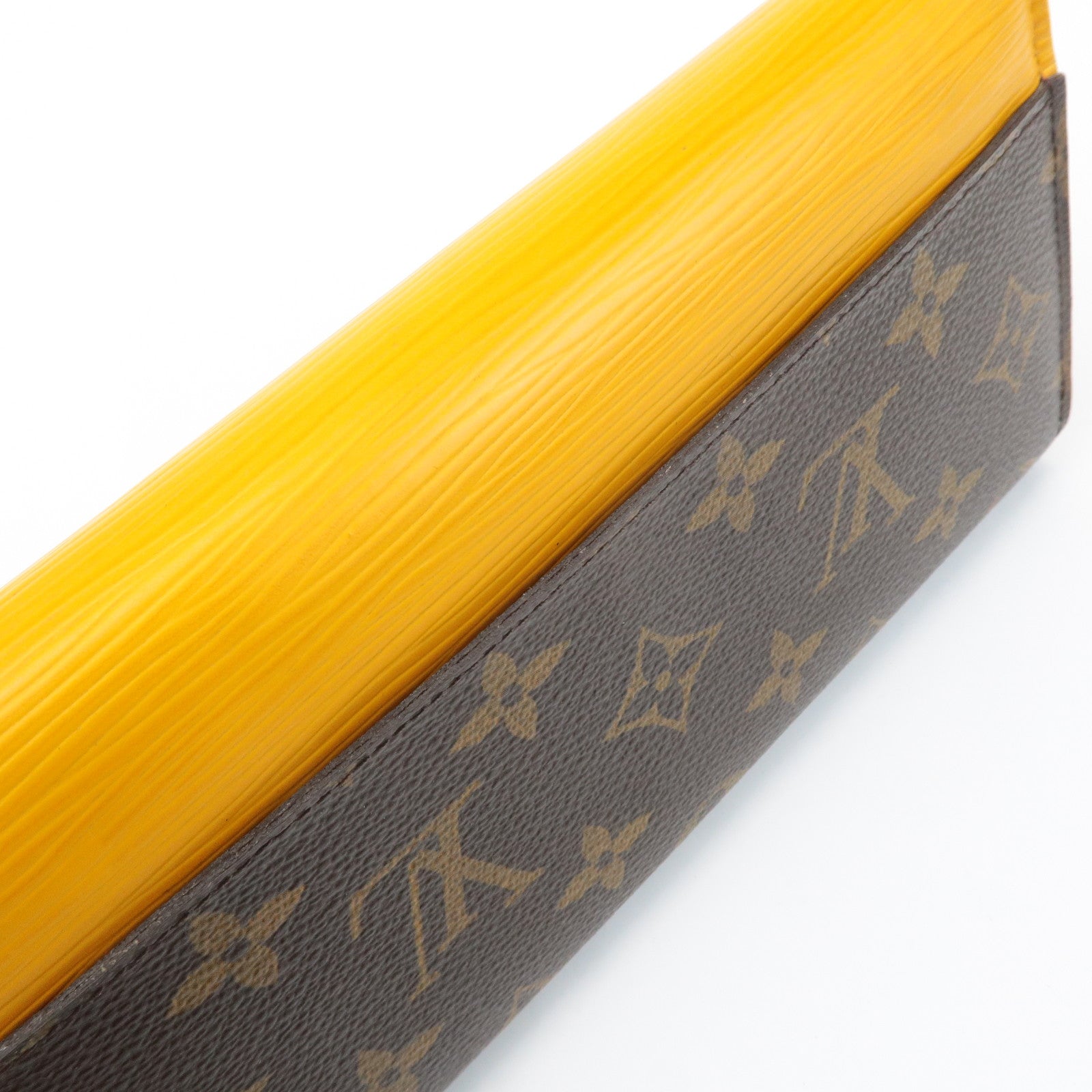 Louis Vuitton Monogram Epi Portefeuille Marie Louron Yellow M60506 Used
