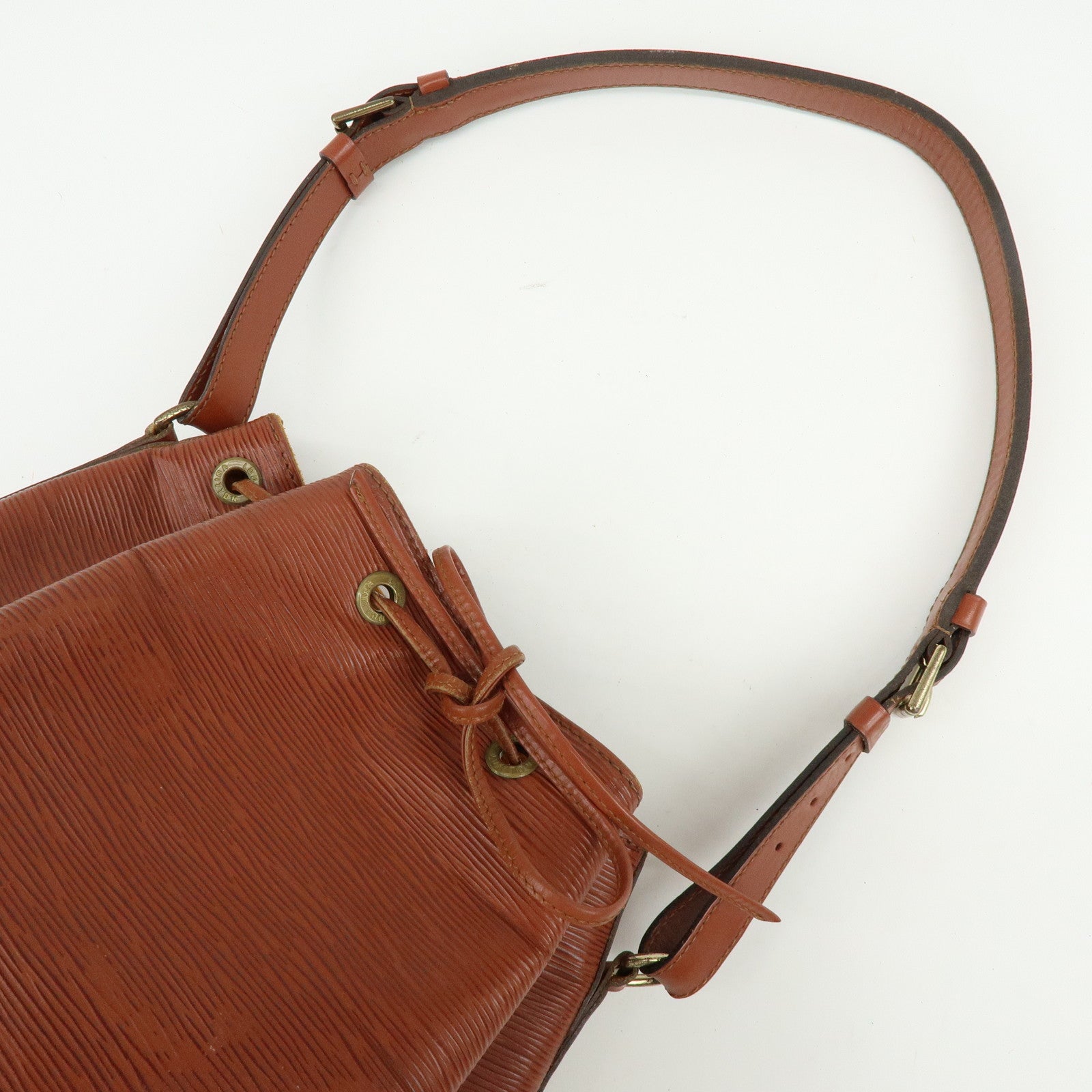 Louis Vuitton Epi Petit Noe Shoulder Bag Kenya Brown M44103