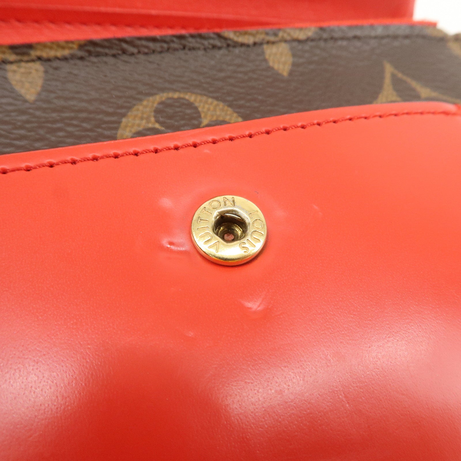 Louis Vuitton Monogram Portefeuille Flower Wallet Coquelicot M62567