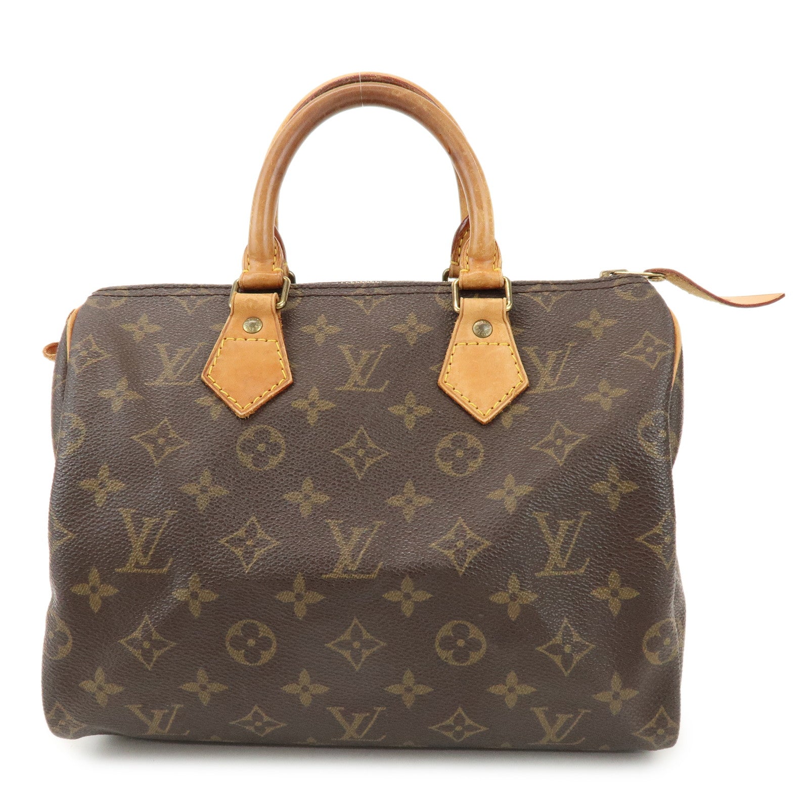Louis Vuitton Monogram Speedy 25 Boston Bag Hand Bag Brown M41528