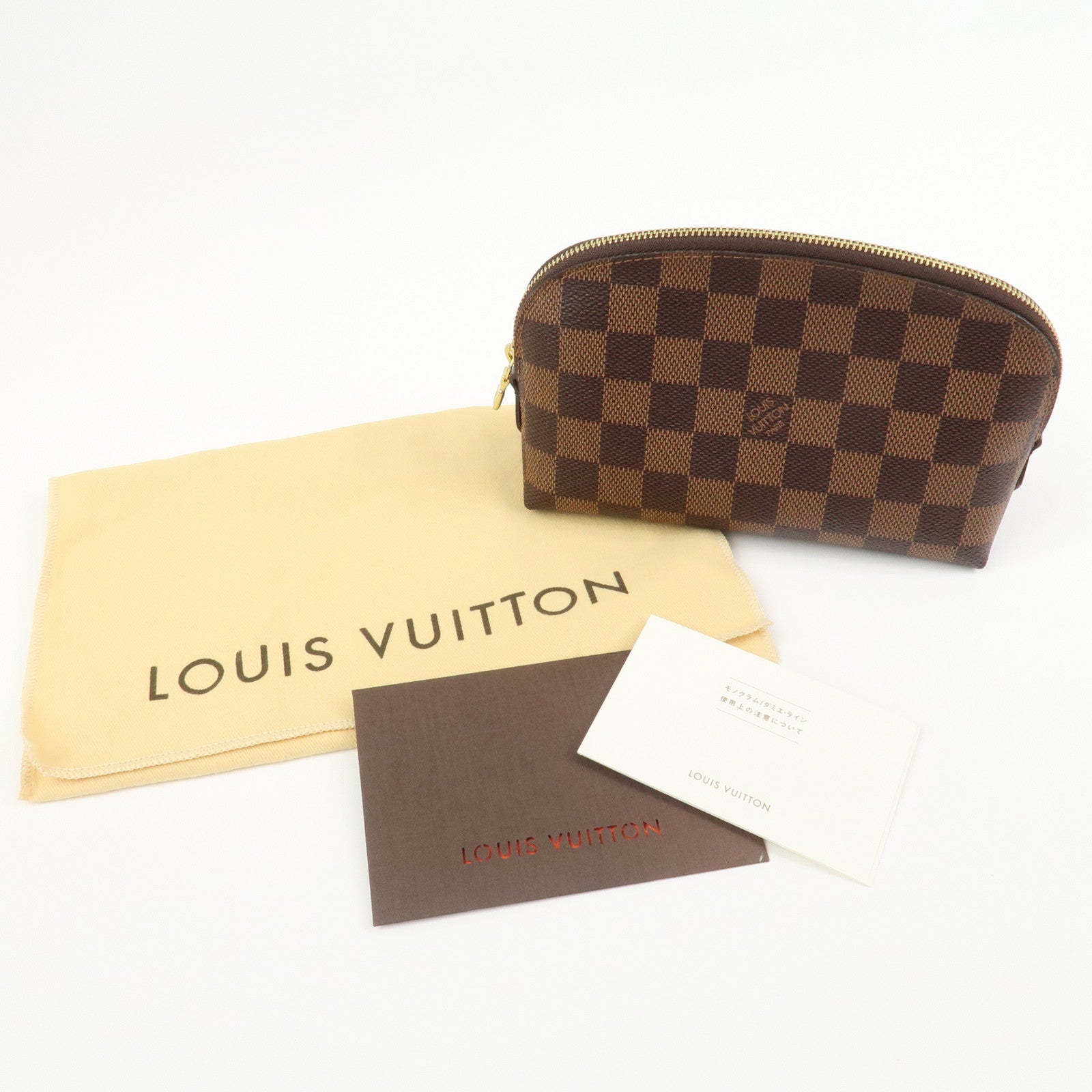 Louis Vuitton Damier Zippy Coin Case Wallet Brown N63070
