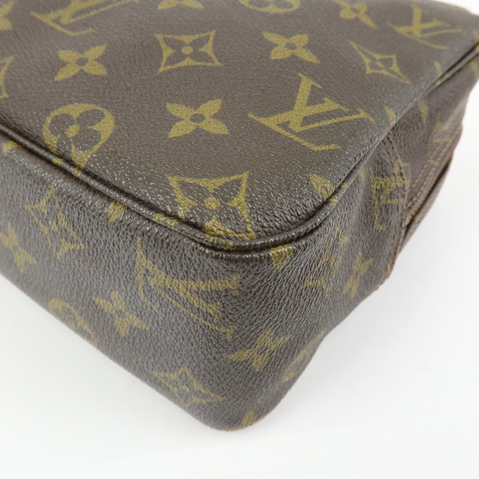 Louis Vuitton Monogram Trousse Toilette 27 Pouch Brown M47522