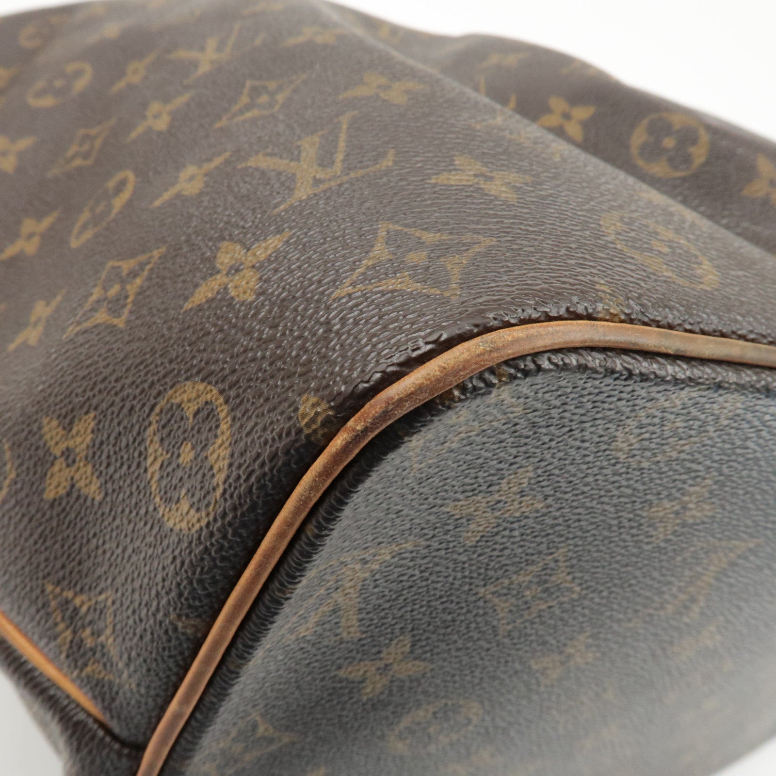 Louis Vuitton Monogram Palermo GM 2Way Hand Bag Brown M40146 Used