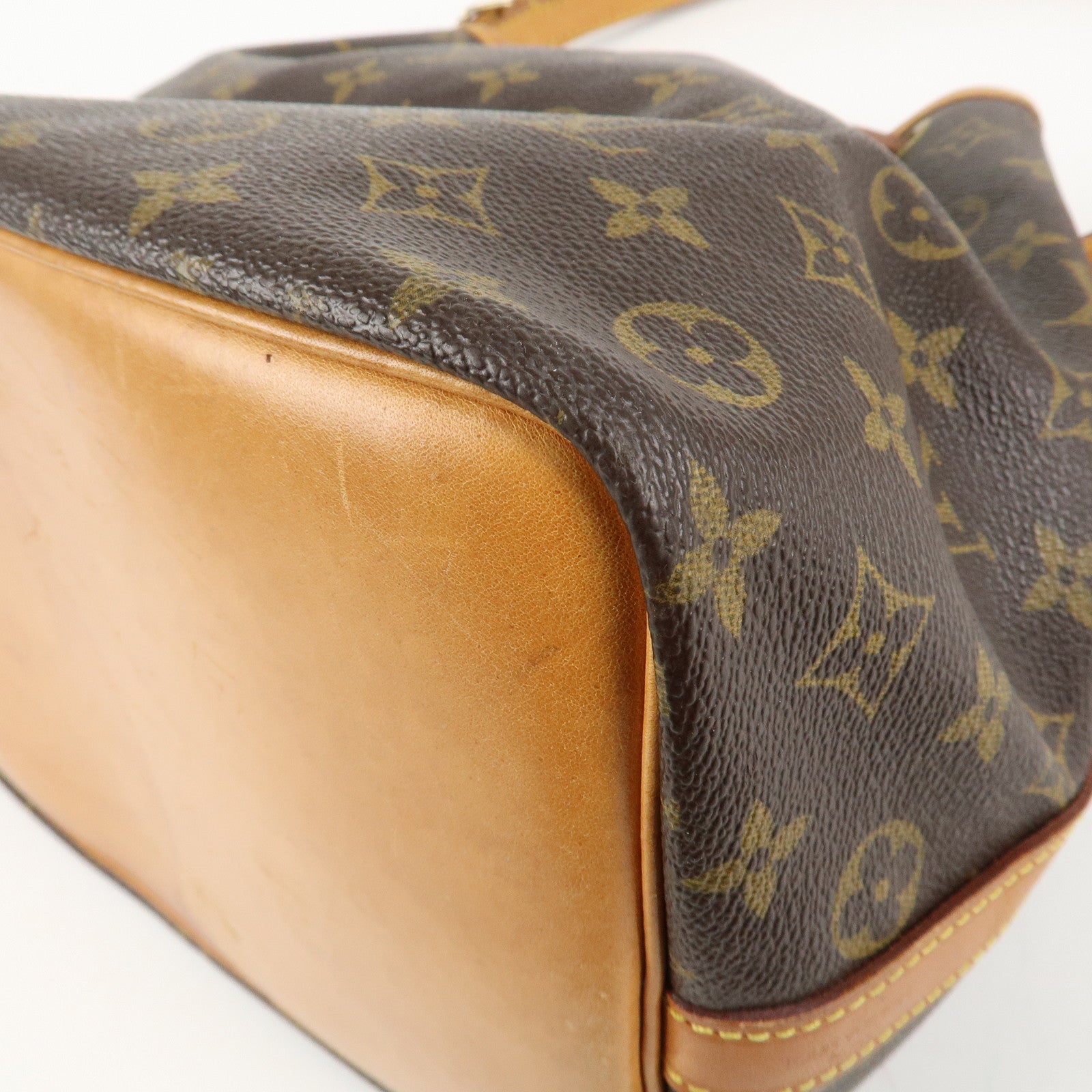 Louis Vuitton Monogram Petit Noe Shoulder Bag Brown M42226 Used