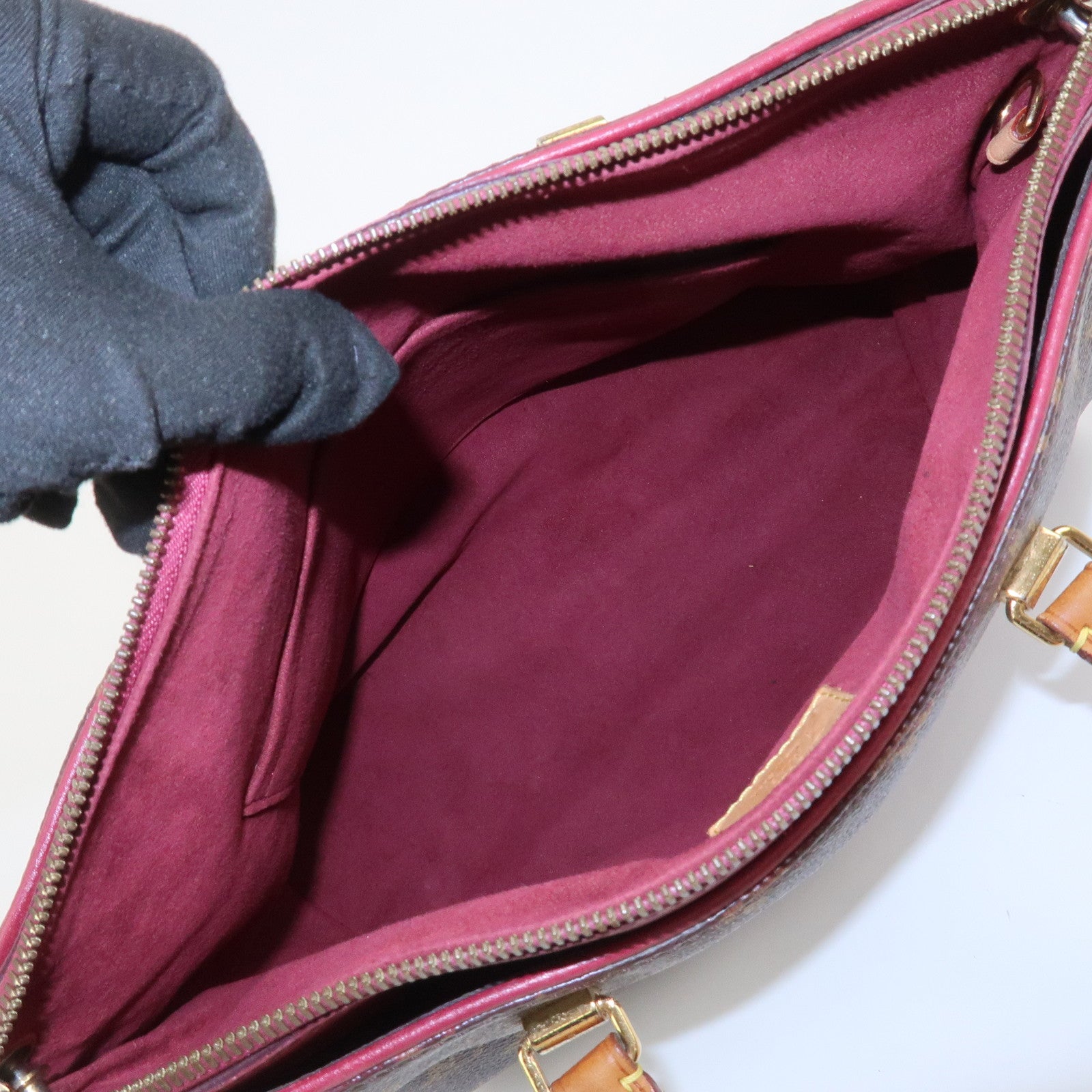 Louis Vuitton Monogram Pallas 2Way Hand Bag Aurore M40906