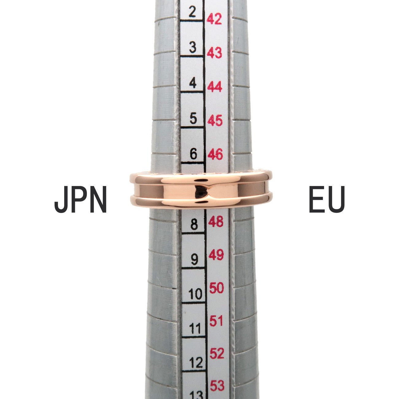 BVLGARI B-Zero1 1Band Ring K18 750RG Rose Gold #46 US4.5 EU47