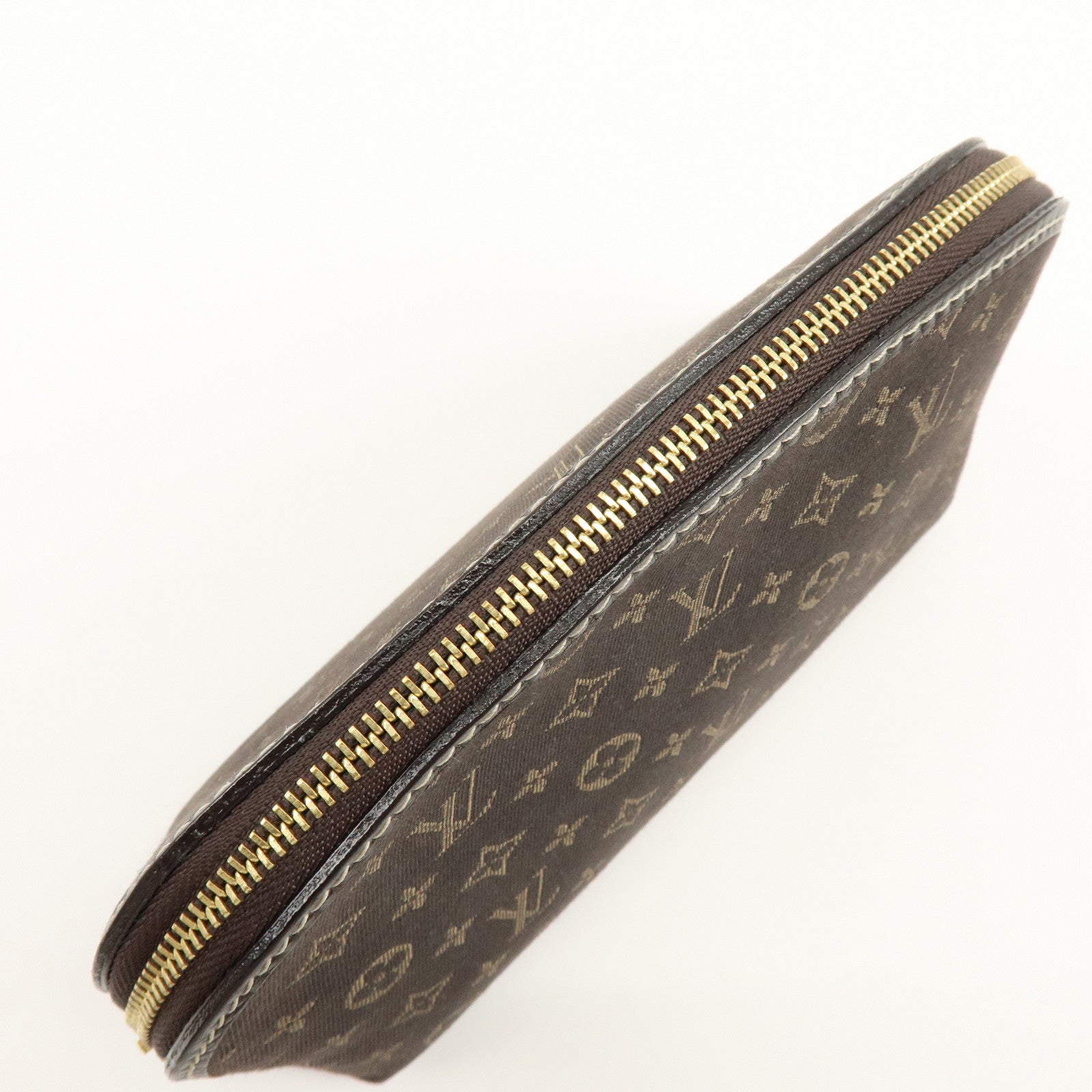 Louis Vuitton Monogram Idylle Pochette Cosmetic Pouch Fusain M40375