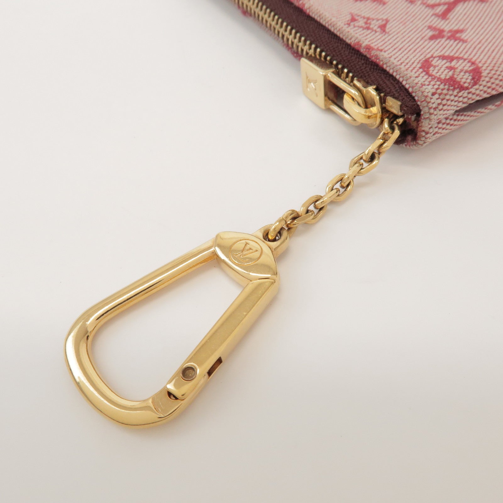Louis Vuitton Monogram Mini Pochette Cles Coin Case Cerise M92238
