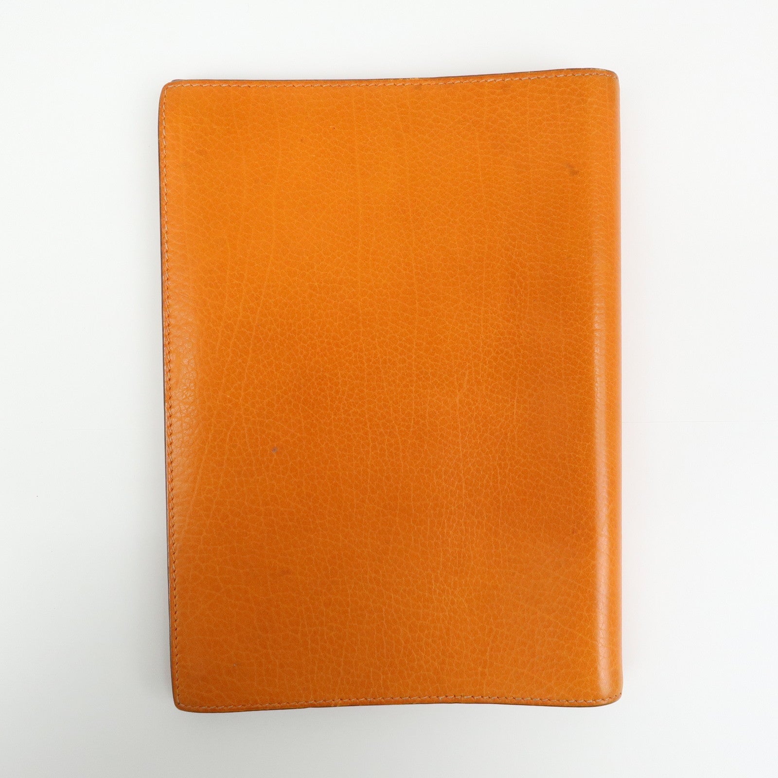 HERMES Togo Leather Agenda Cover Planner Cover □I Stamped Orange