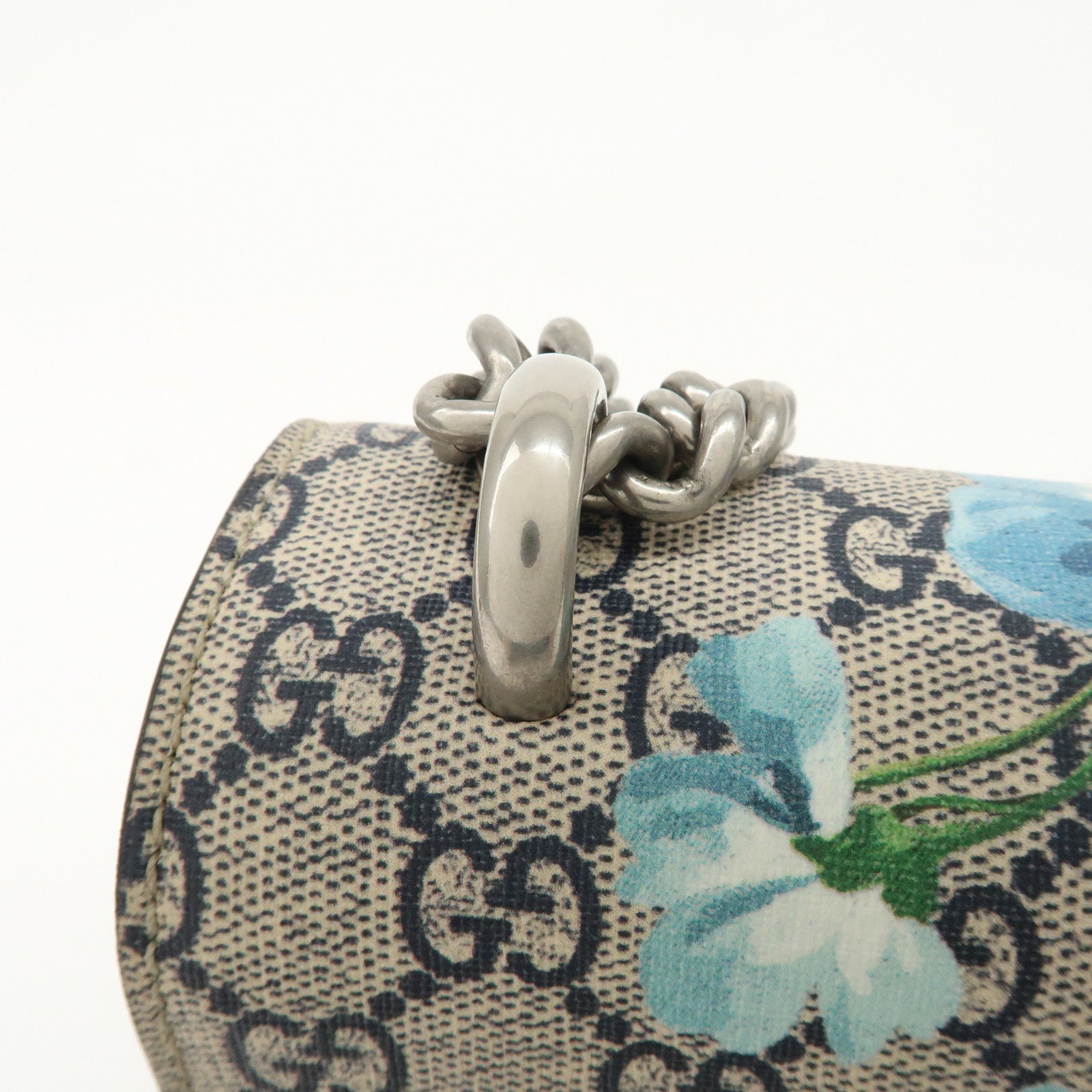 GUCCI Dionysus GG Supreme Medium Suede Chain Shoulder Bag 400249