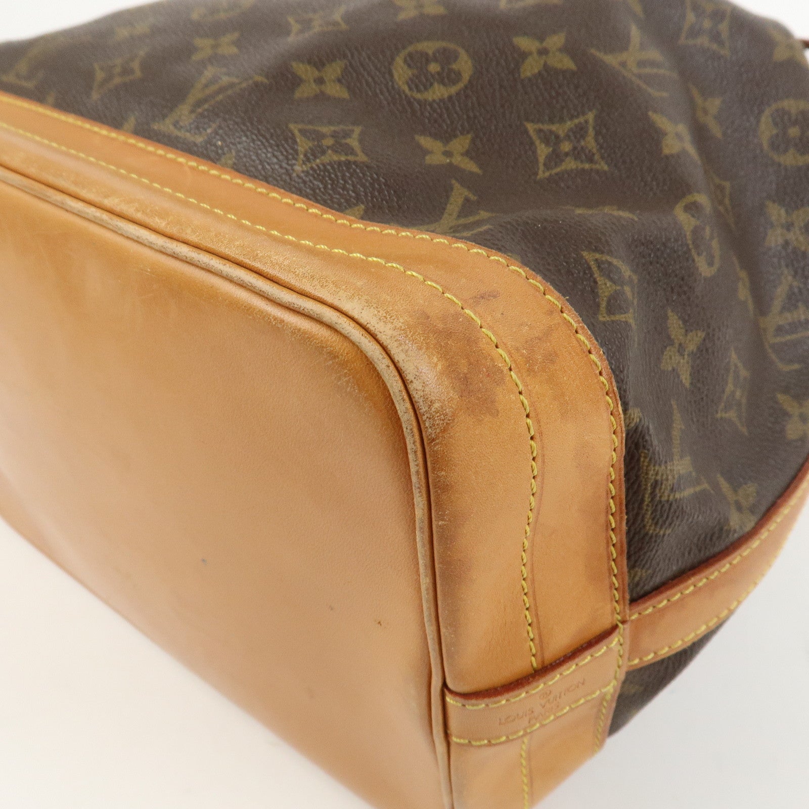 Louis Vuitton Monogram Noe Shoulder Bag Hand Bag Brown M42224