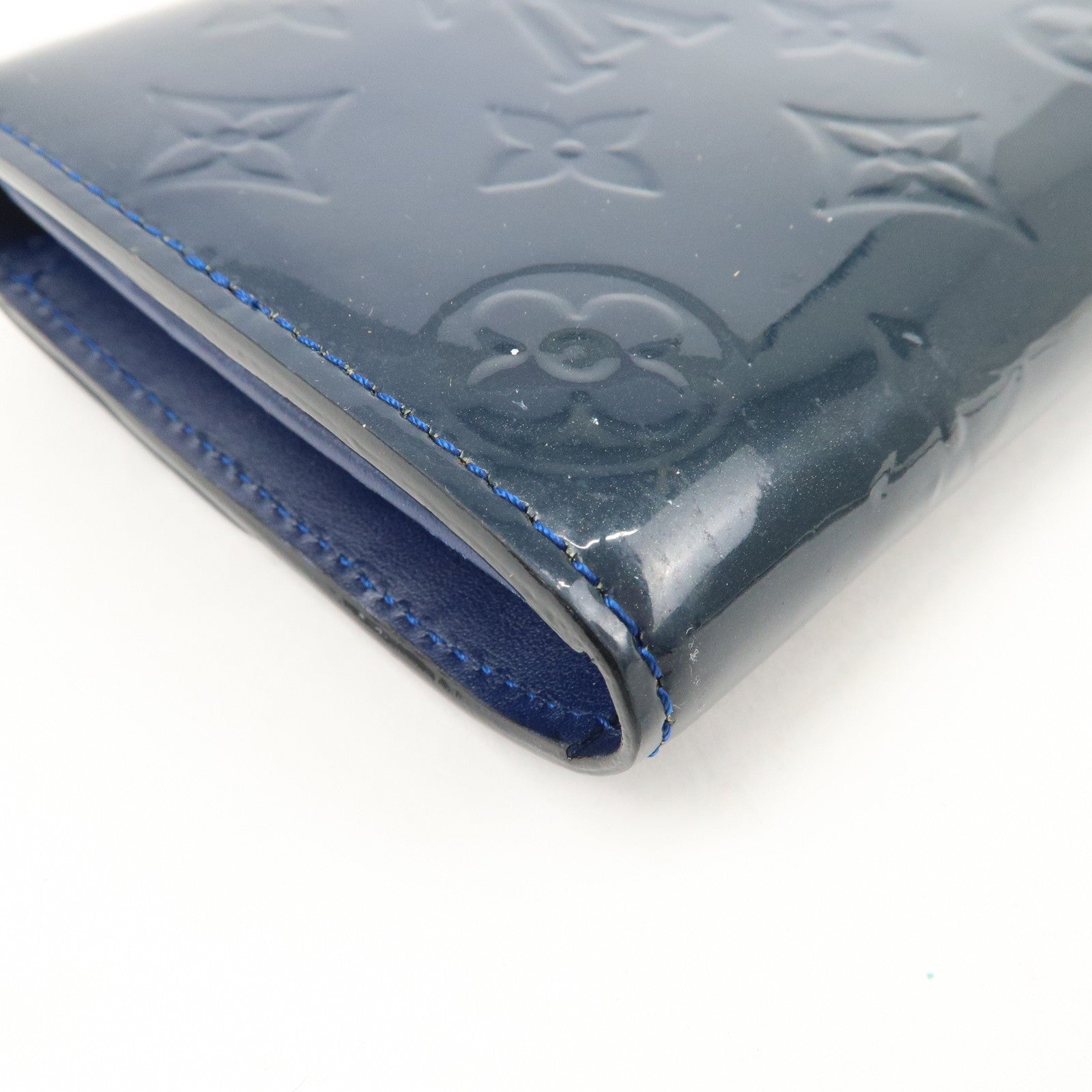 Louis Vuitton Monogram Vernis Leather Portefeuille Sarah Wallet M90049