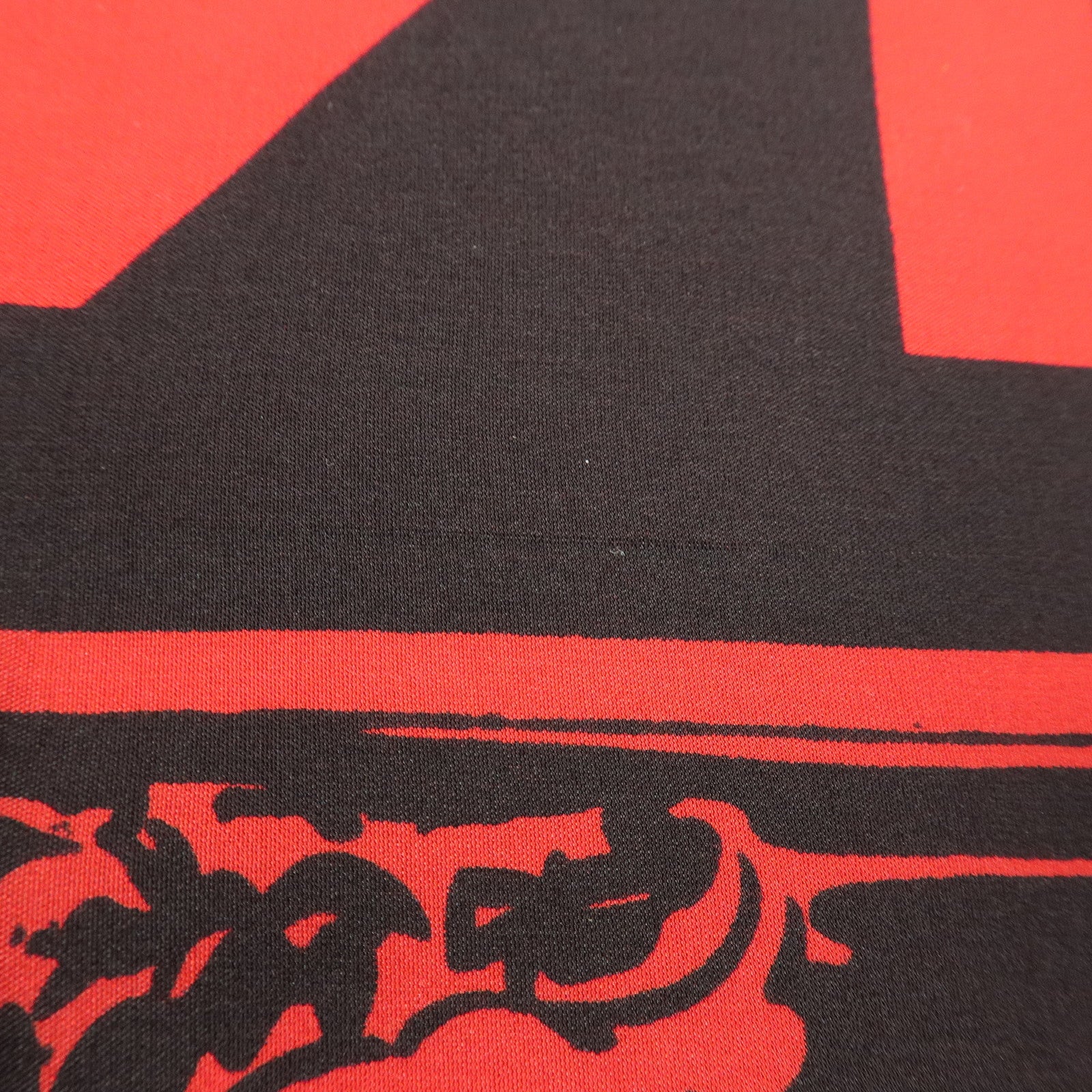 CHANEL Cambon Line Logo Silk 100% Scarf Red Black