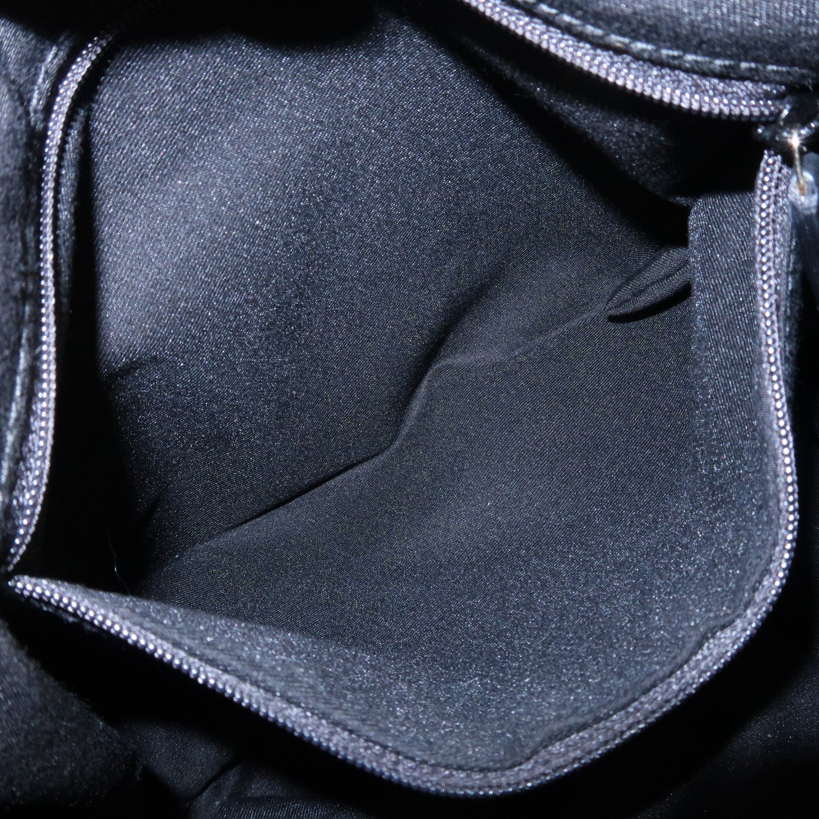 GUCCI Abbey Logo Leather Shoulder Bag Hand Bag Black 190525