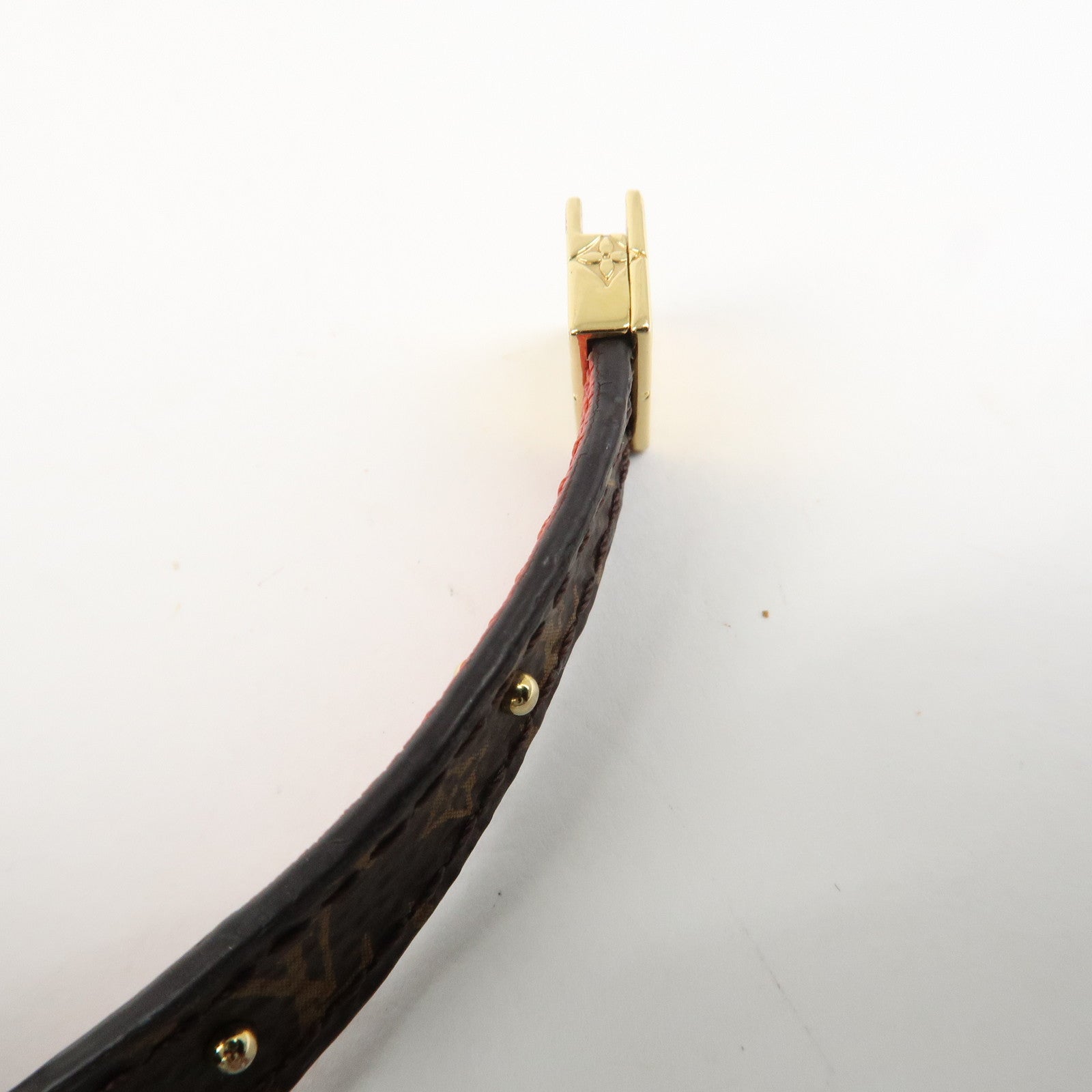 Louis Vuitton Monogram LV Circle Reversible Bracelet M6268E Used