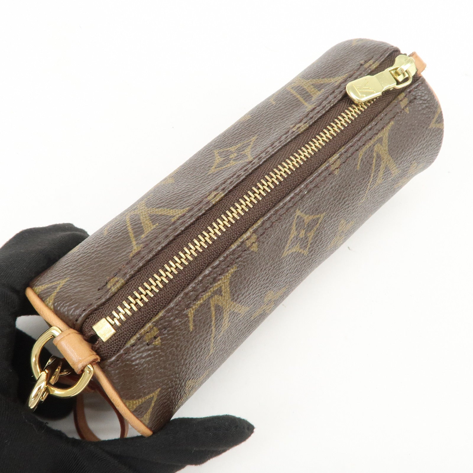 Louis Vuitton Mini Pouch for Papillon Bag New Style Brown