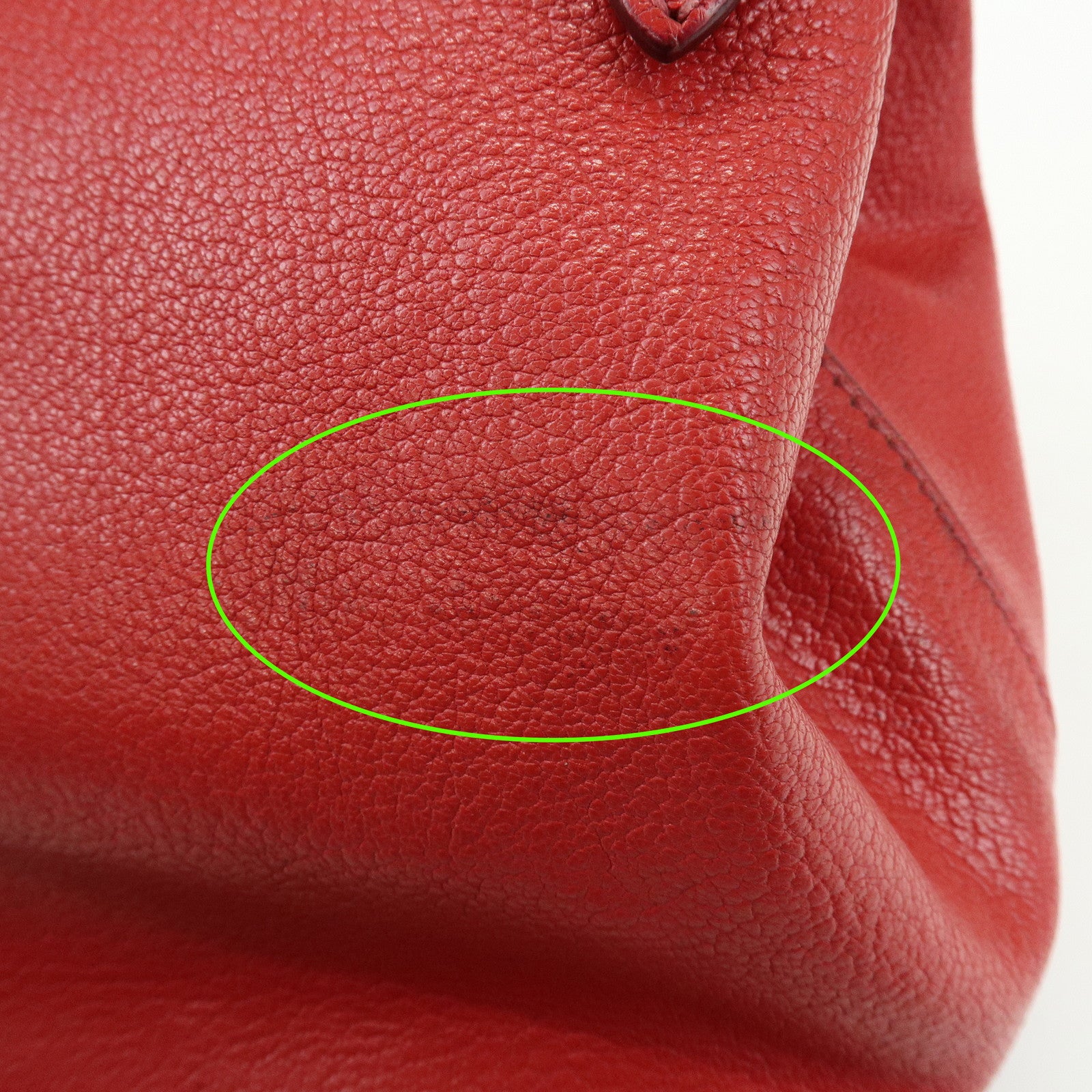 MIU MIU 2Way Bag Hand Bag Shoulder Bag Red RM0886