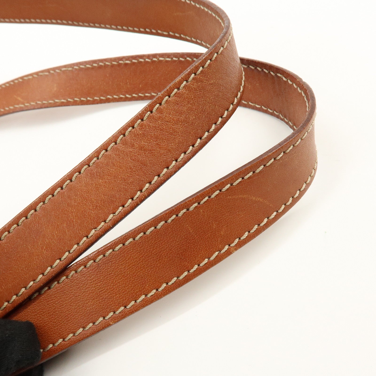 CELINE Macadam PVC Leather Tote Bag Hand Bag Shoulder Bag Brown