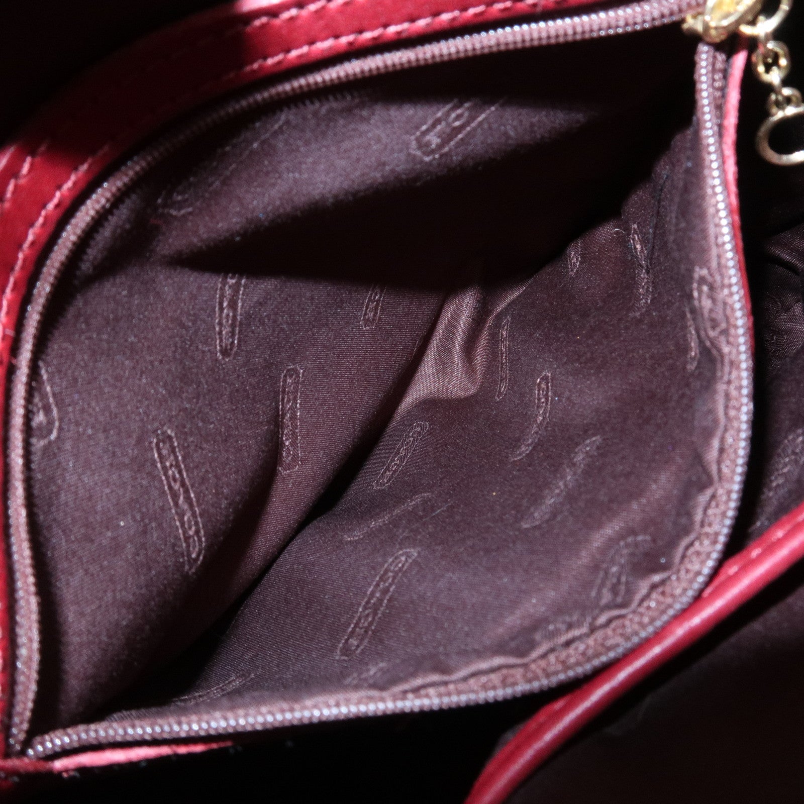 COACH Leather Shoulder Bag Hand Bag Red