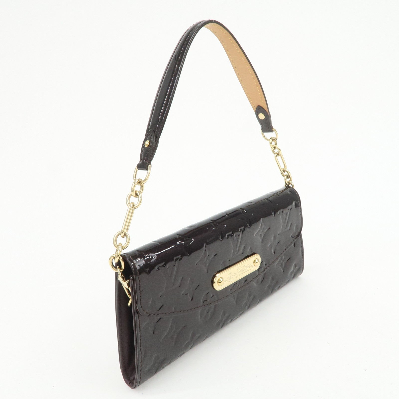 Louis Vuitton Monogram Vernis Sunset Boulevard Hand Bag M93542