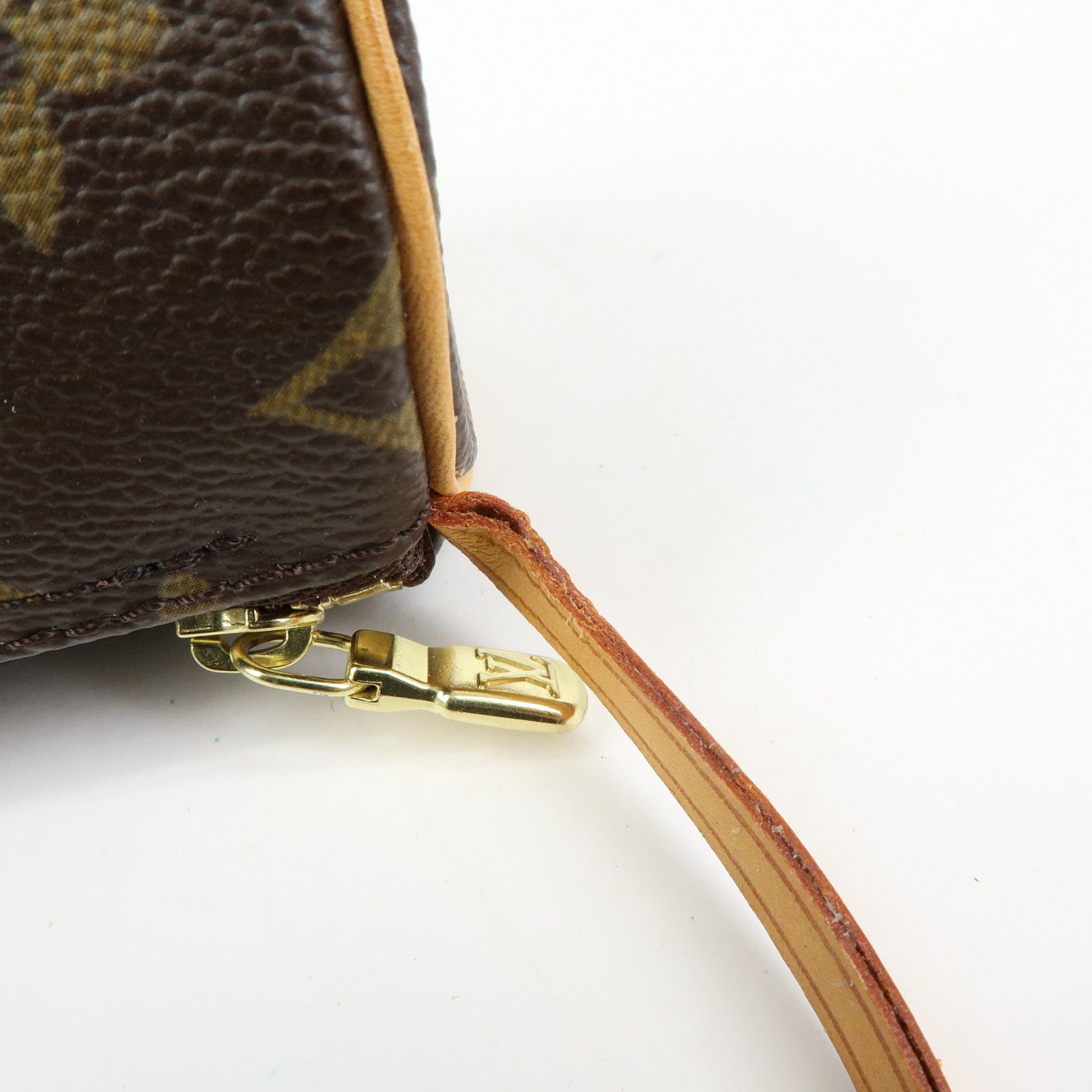 Louis Vuitton Monogram Mini Pouch for Papillon Bag Brown